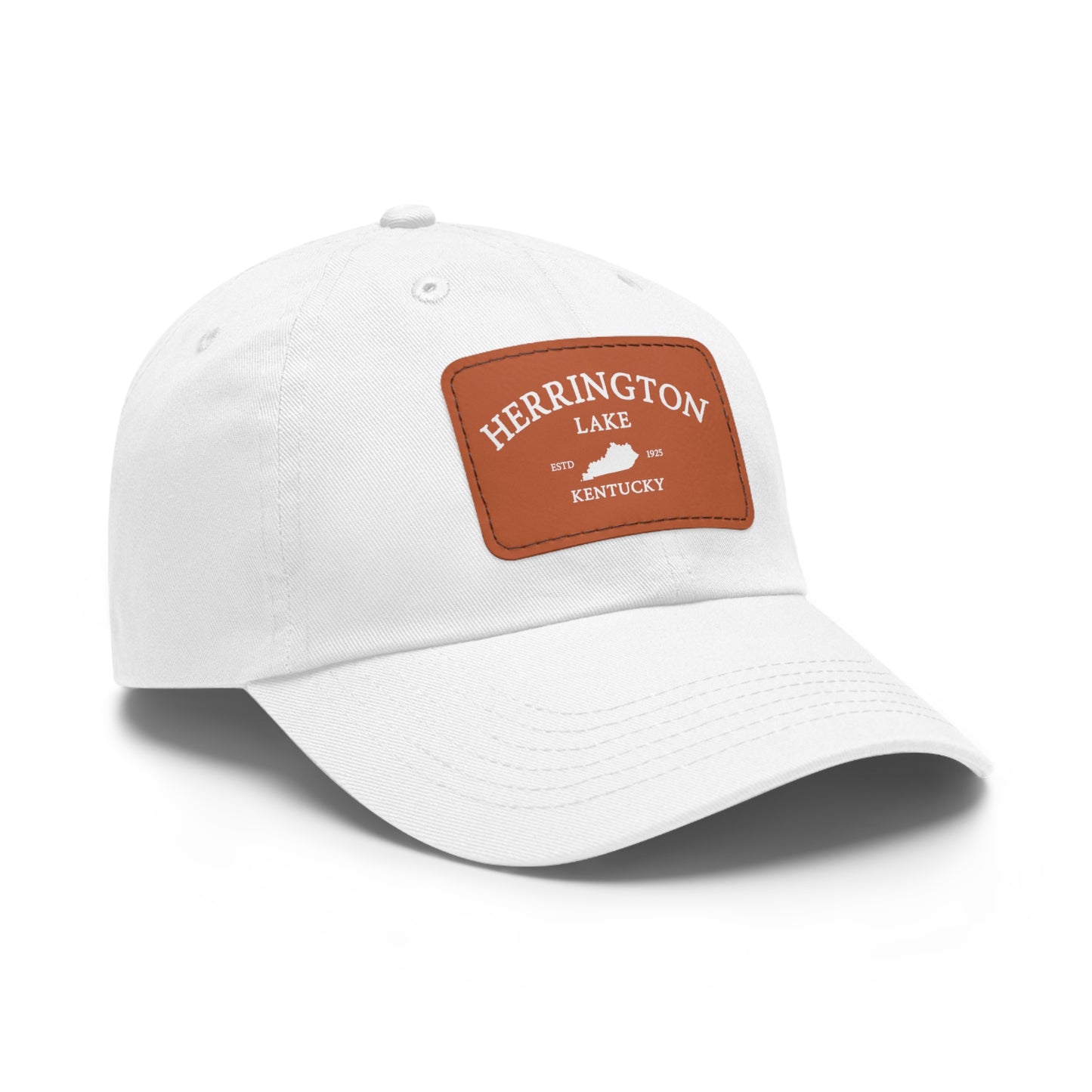 "Simply Herrington" Collection Dad Hat with Leather Patch