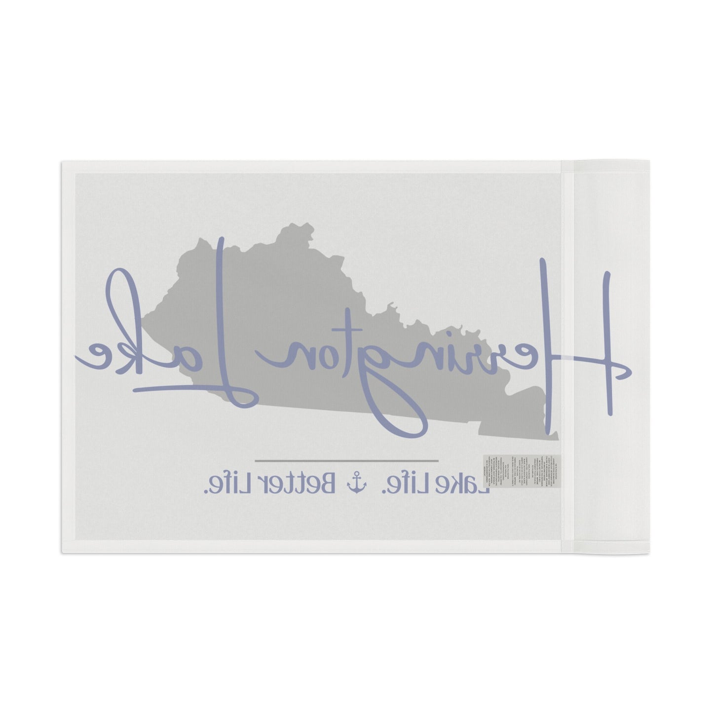 Herrington Lake Signature Collection Flag - White