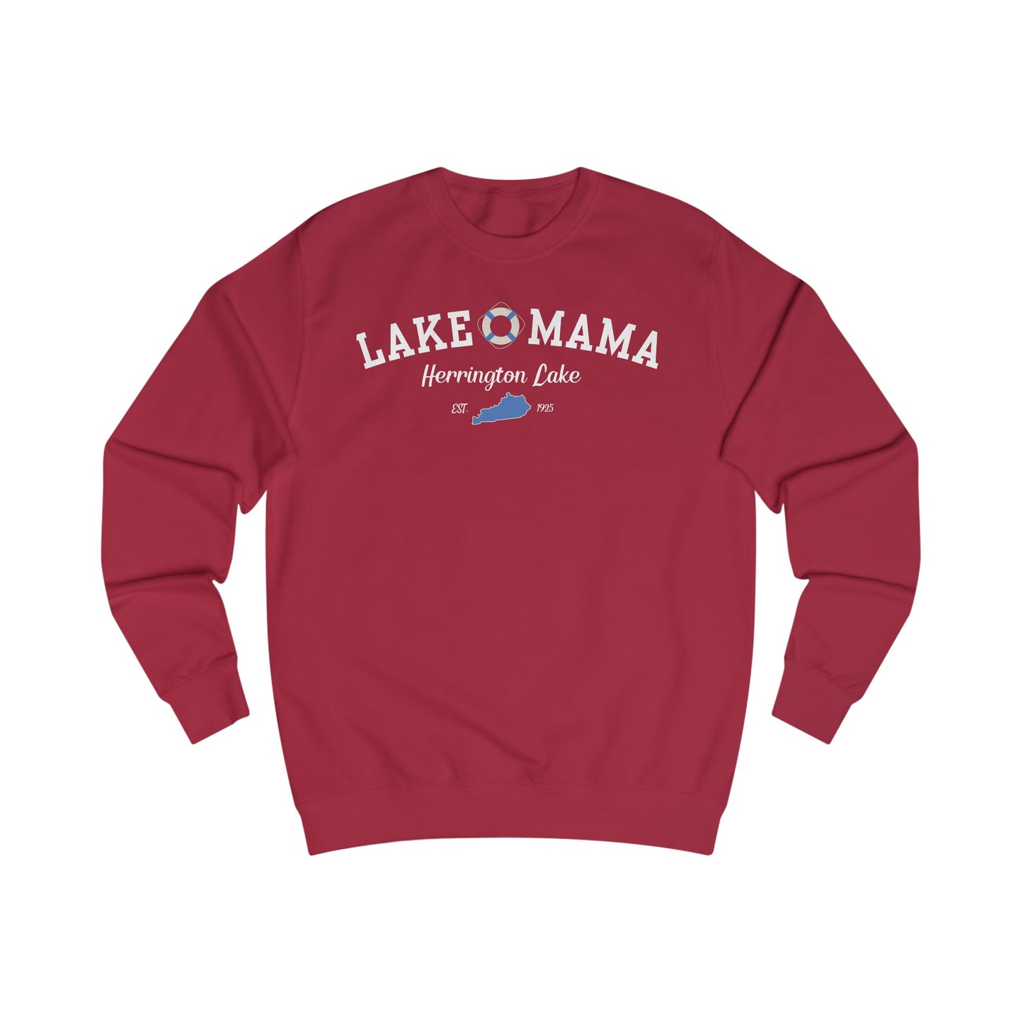 "Lake Mama" Premium Cotton Blend Crewneck Sweatshirt