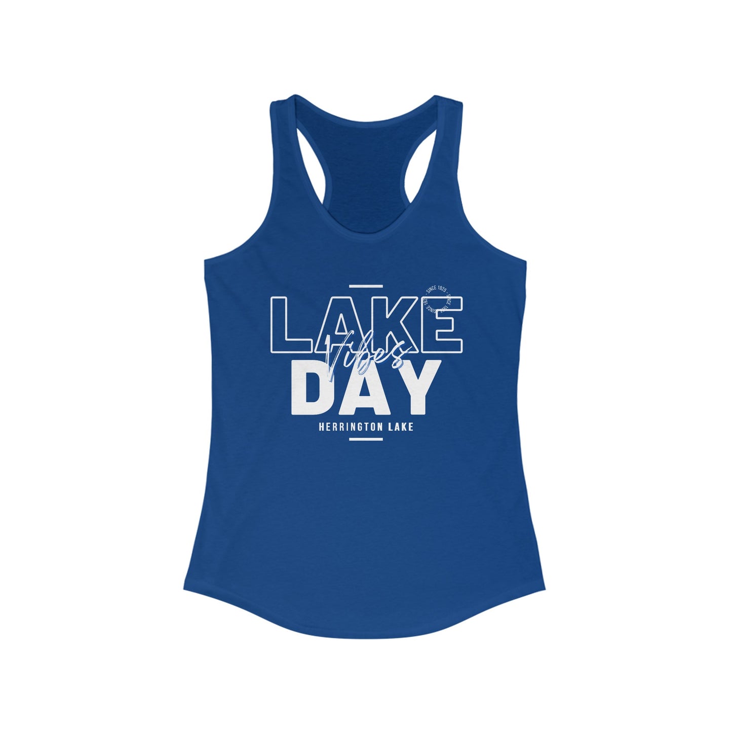 Lake Day Vibes Women's Ideal Racerback Tank