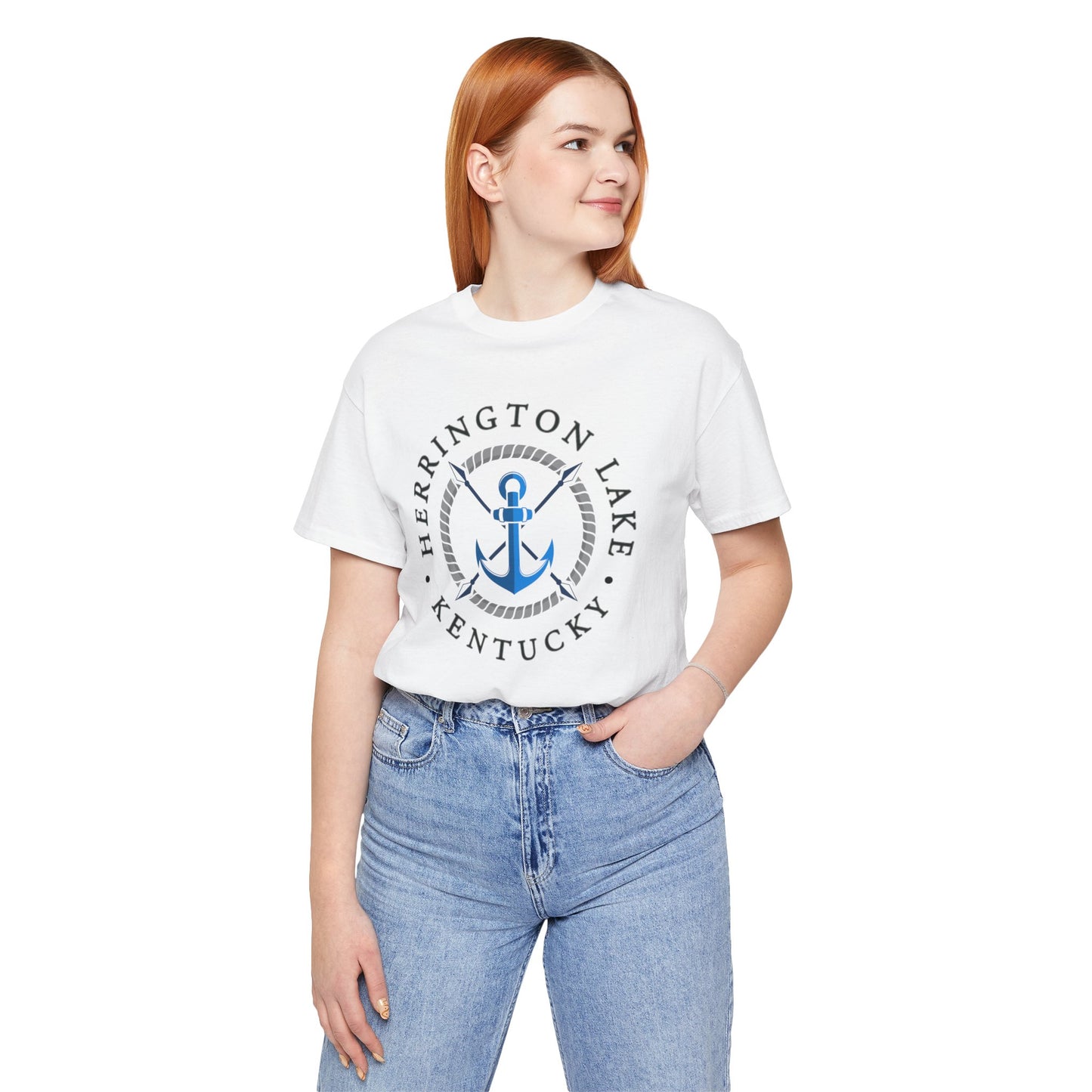 Herrington Lake Nautical Collection Anchor Jersey Knit Tee