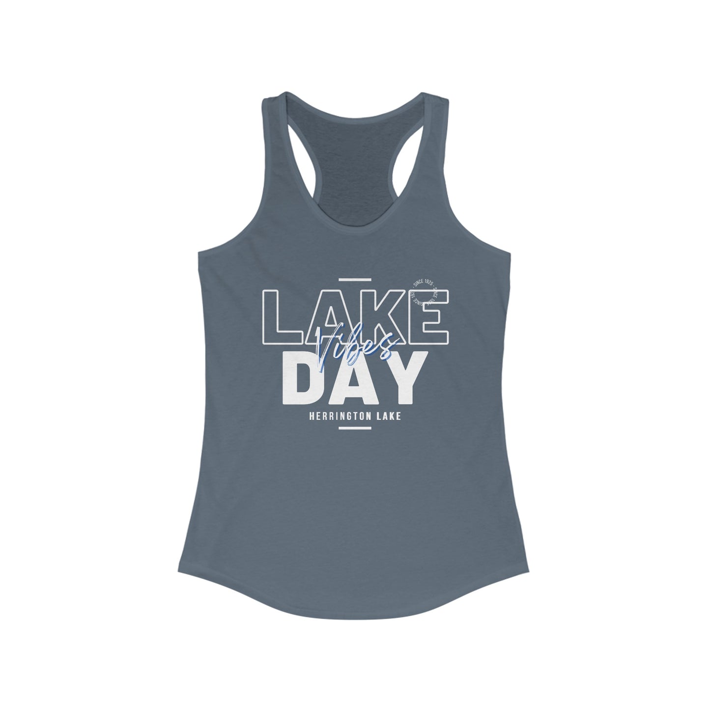 Lake Day Vibes Women's Ideal Racerback Tank
