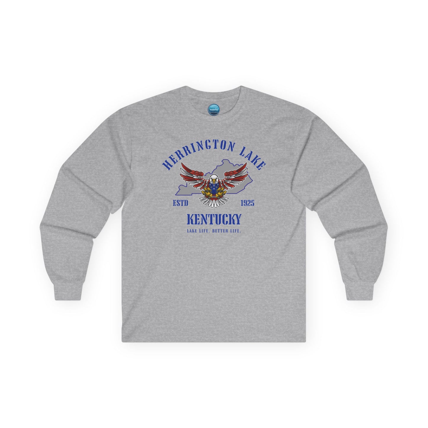 "Screaming Eagle" Herrington Lake Patriots Collection Ultra Cotton Long Sleeve Tee