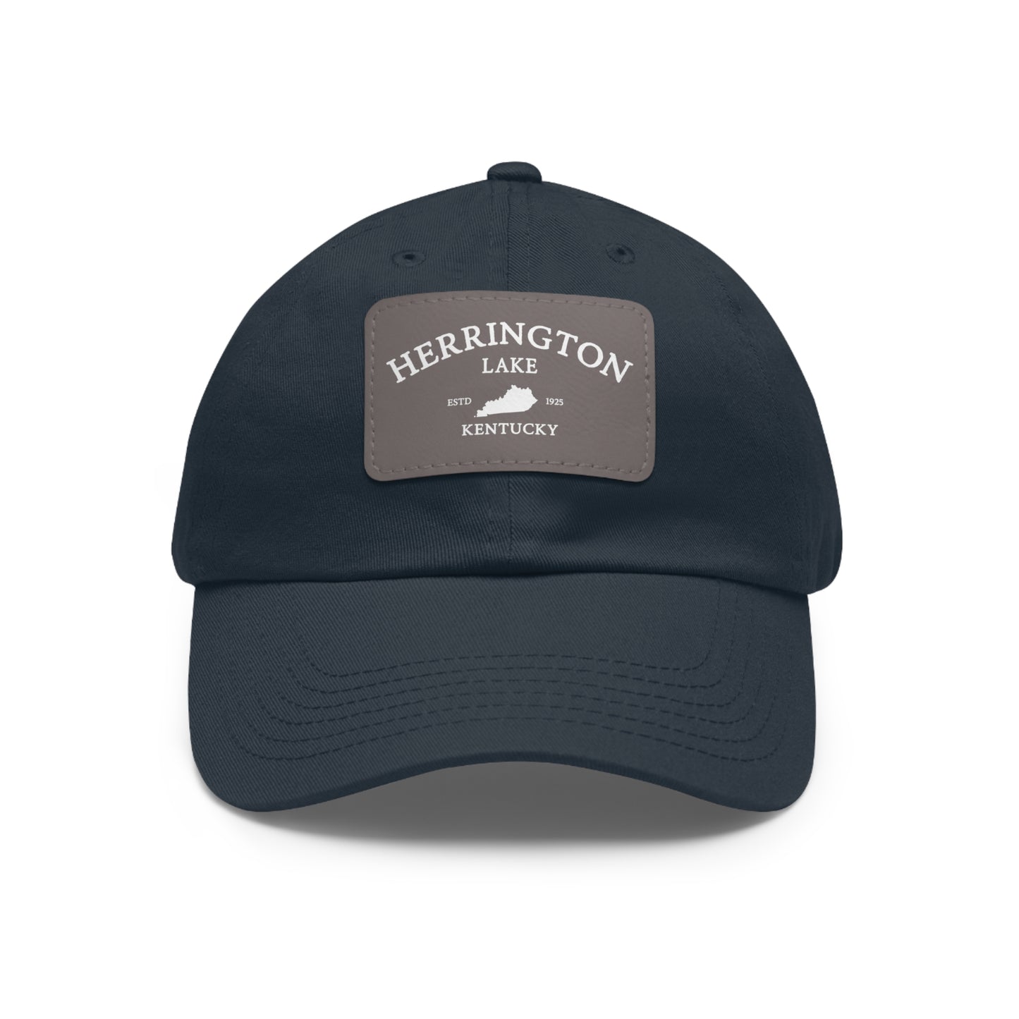"Simply Herrington" Collection Dad Hat with Leather Patch