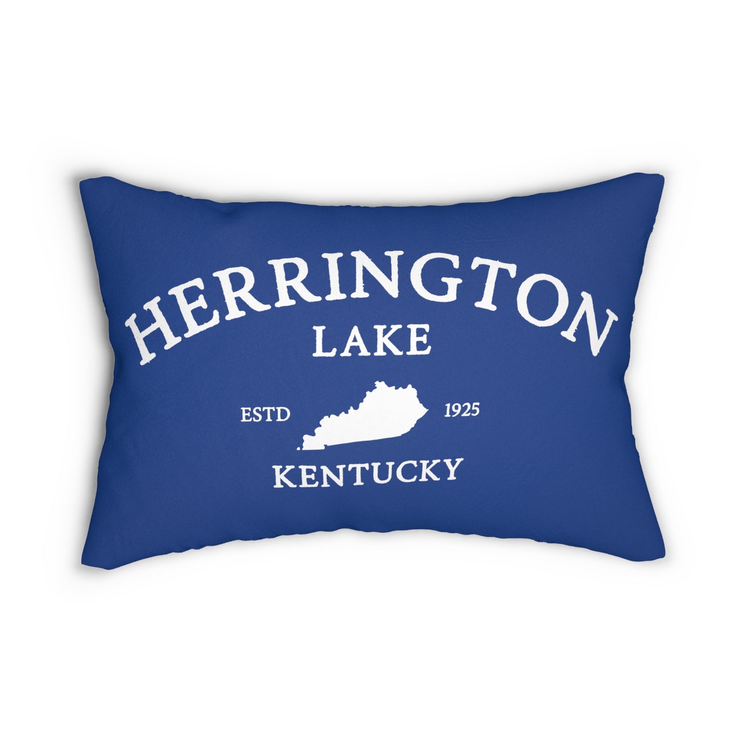 "Simply Herrington" Collection Lumbar Pillow (Blue)