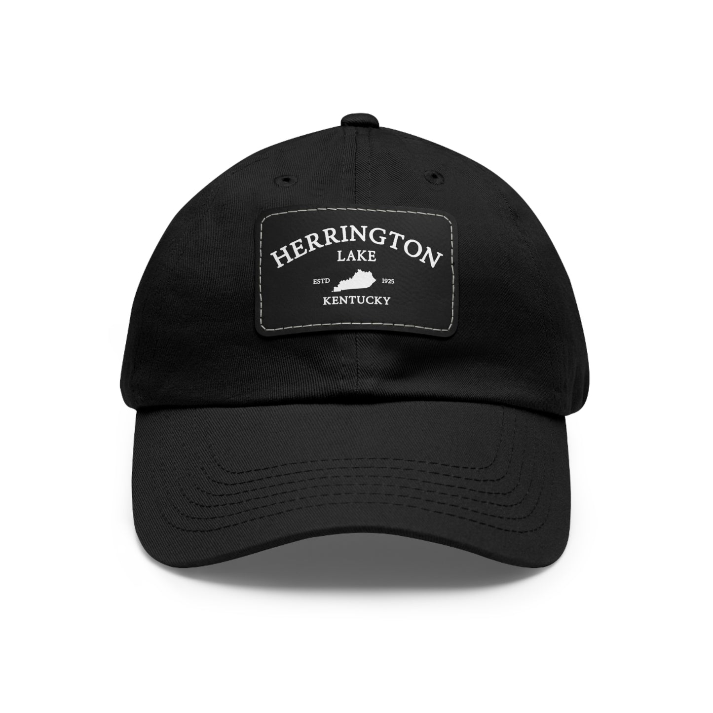 "Simply Herrington" Collection Dad Hat with Leather Patch