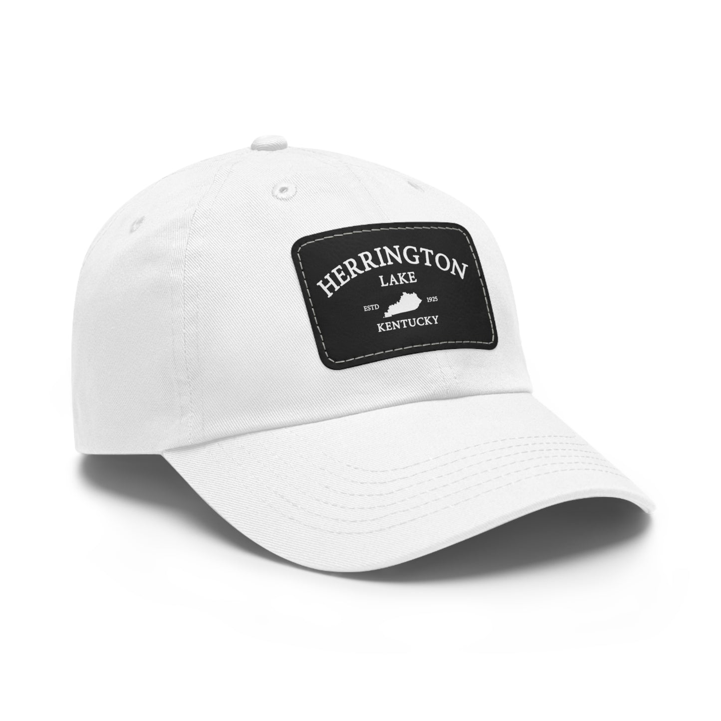 "Simply Herrington" Collection Dad Hat with Leather Patch