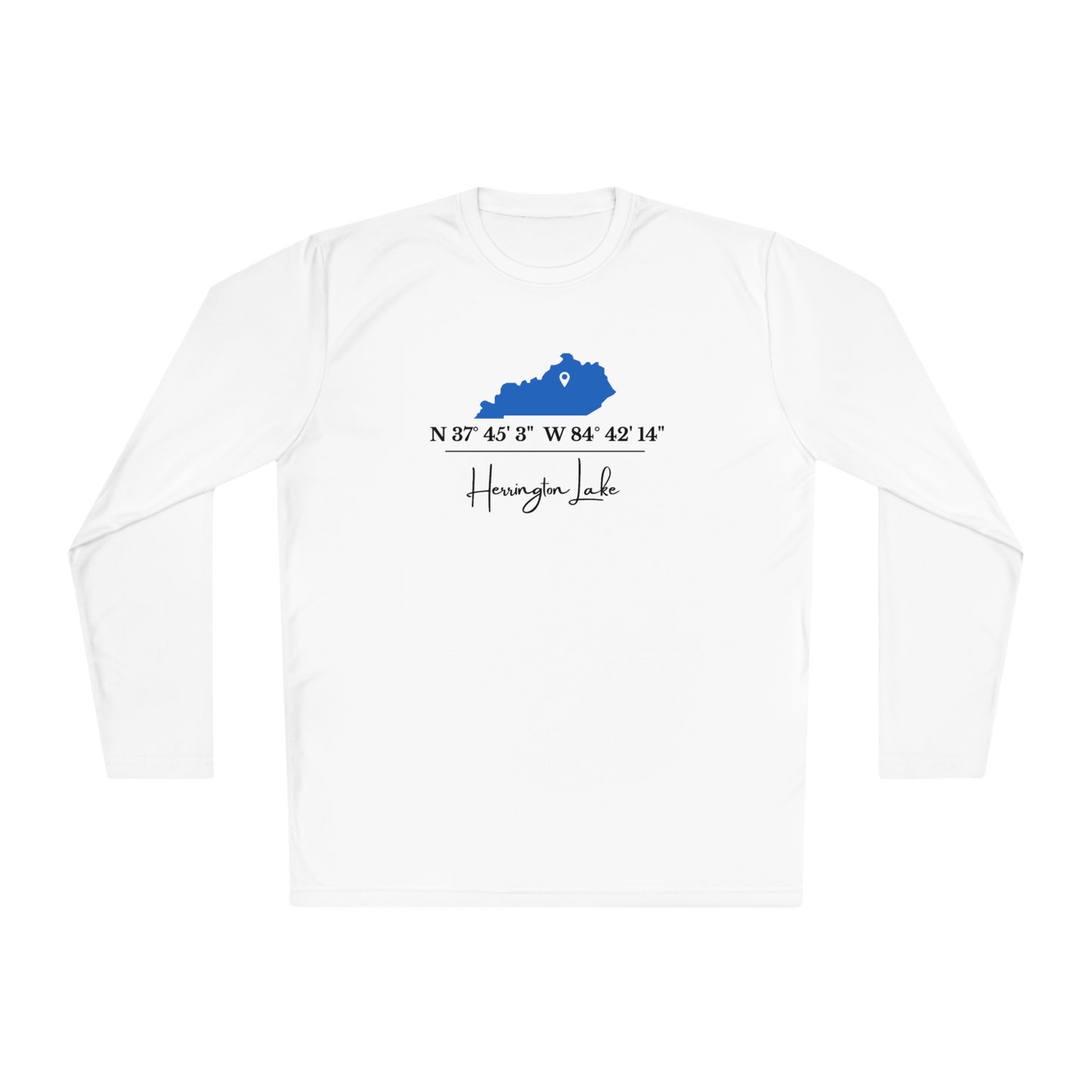 Herrington Lake Coordinates Unisex Lightweight 40 UPF Activewear Long Sleeve Tee