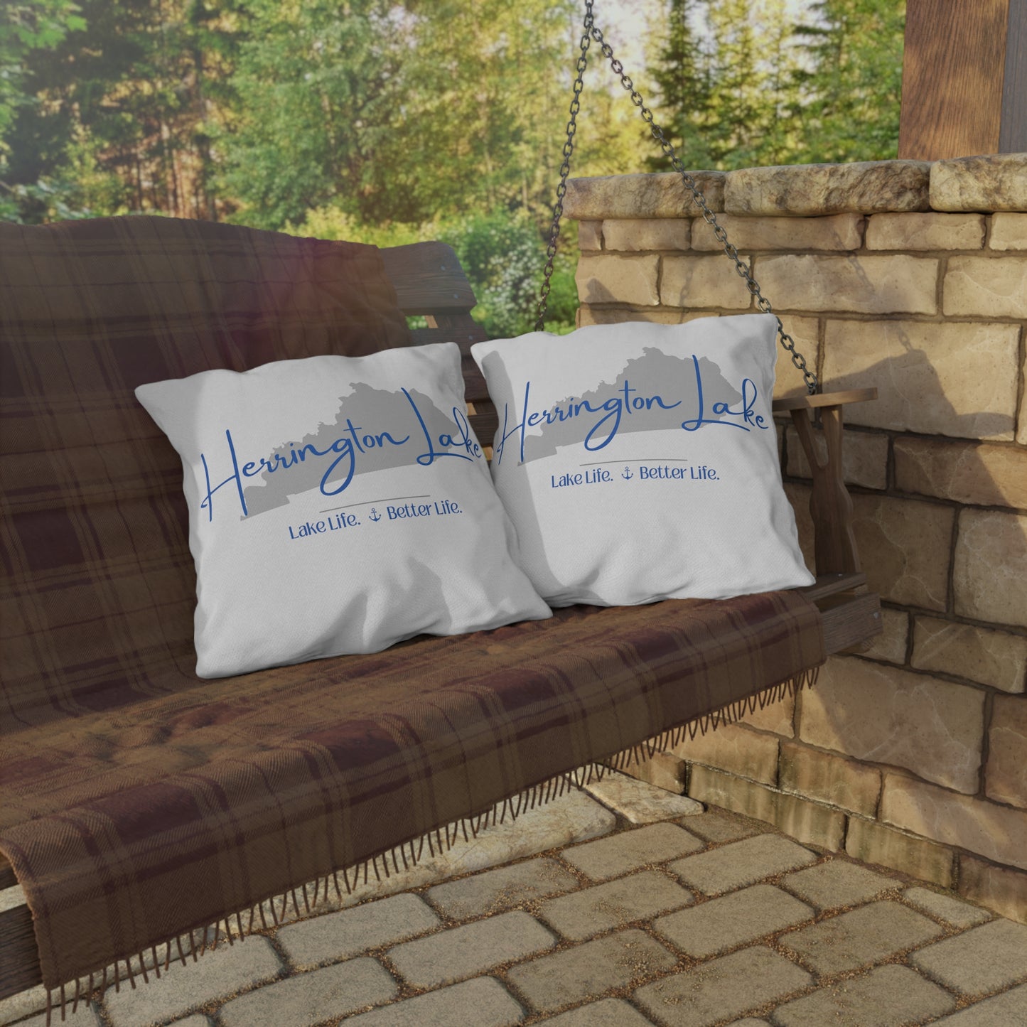 Herrington Lake Signature Collection Outdoor Pillows (White)