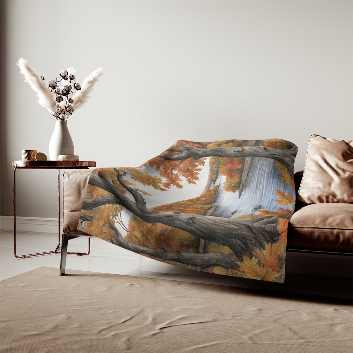 "Fall On Herrington LakeScape - 1" Sweatshirt Blanket