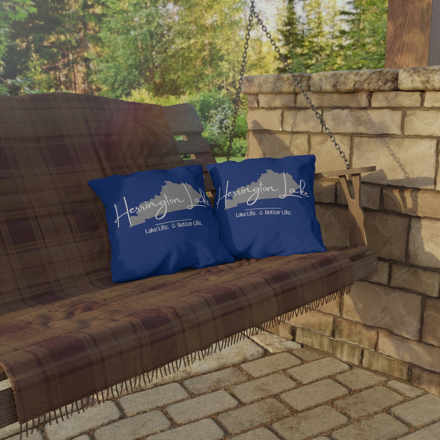 Herrington Lake Signature Collection Outdoor Pillows (Blue)