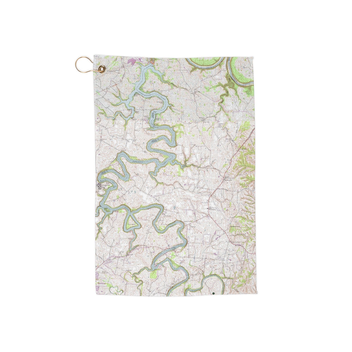 Herrington Lake 1952 USGS Topography Map Golf Towels