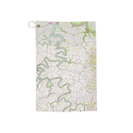 Herrington Lake 1952 USGS Topography Map Golf Towels