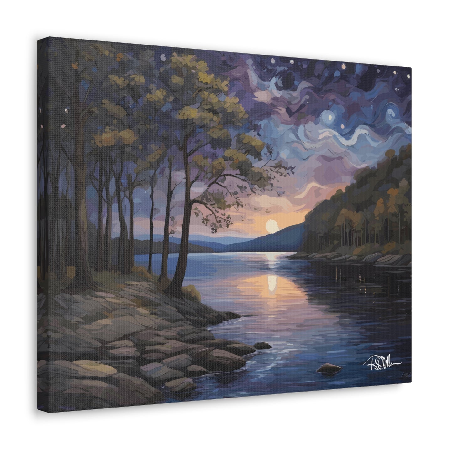"The Coming of Night" Canvas Gallery Wrap