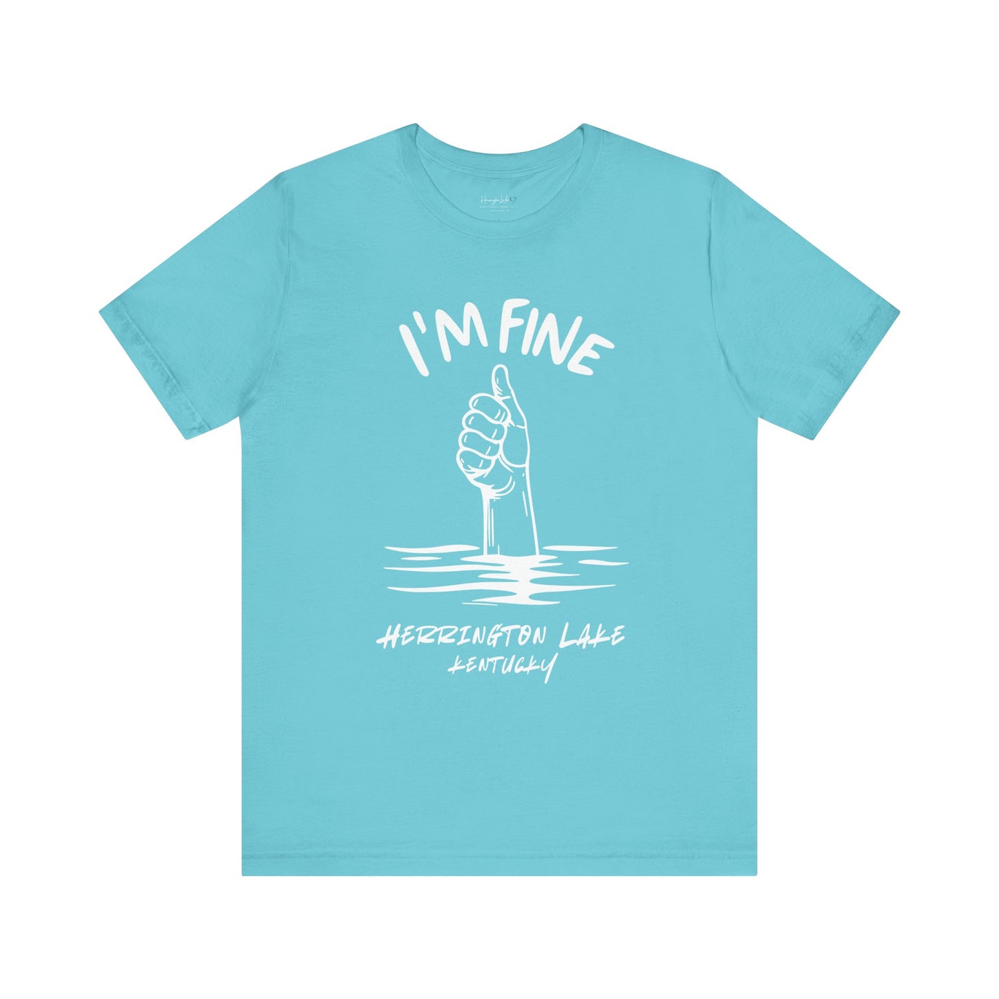"I'm FINE!" Iconica Collection Jersey Knit Cotton Tee (Includes HLCL Donation)