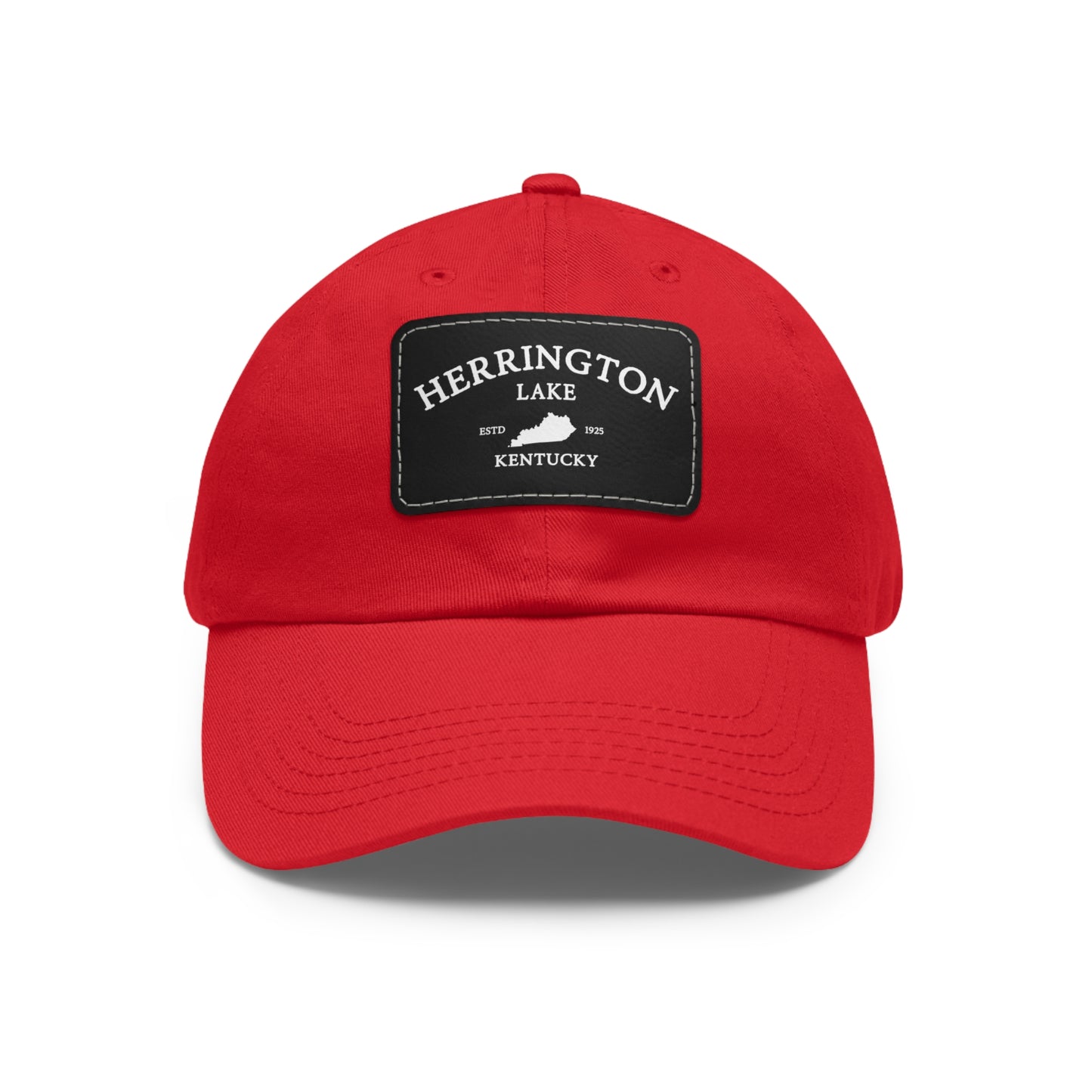 "Simply Herrington" Collection Dad Hat with Leather Patch
