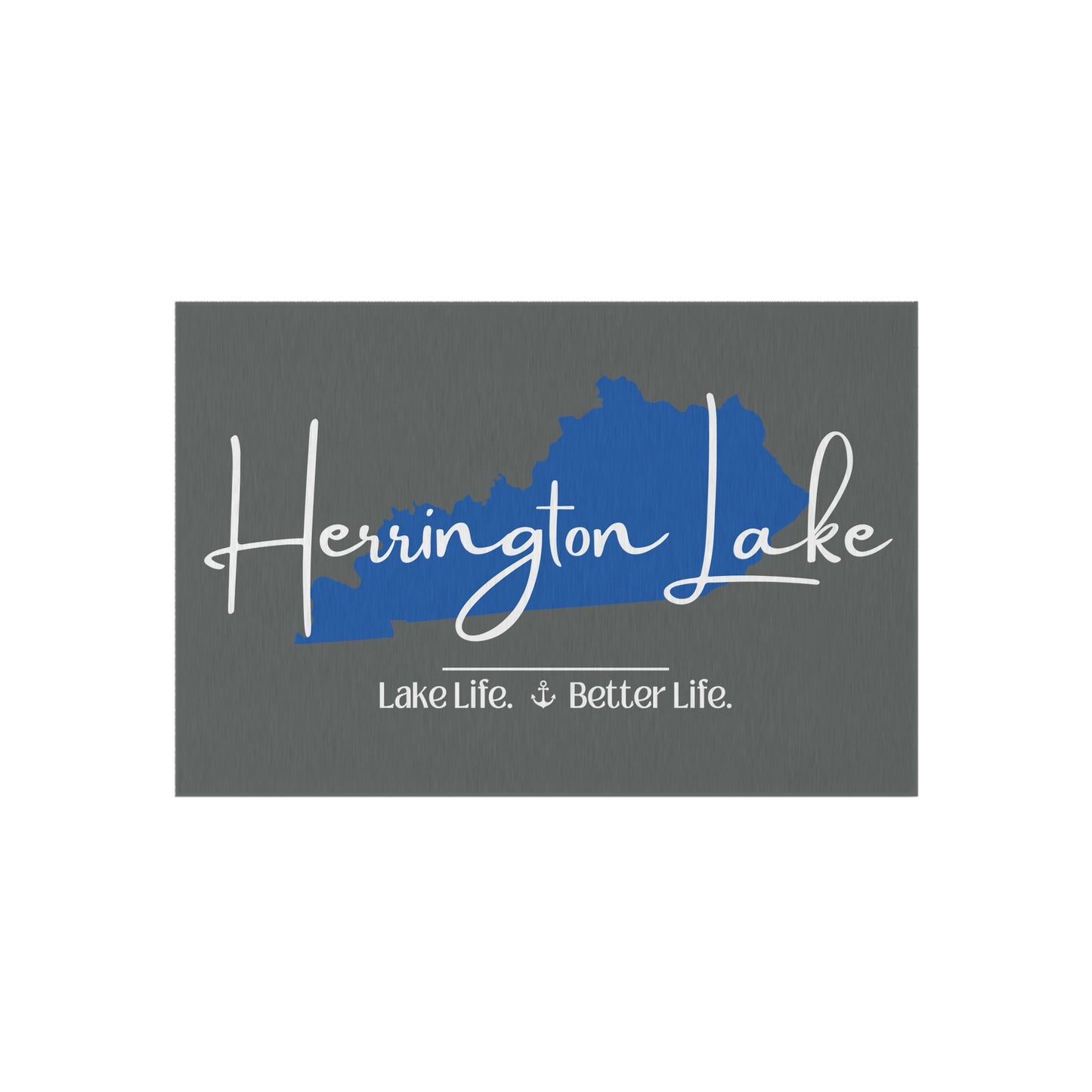 Herrington Lake Signature Outdoor Rug (Dark Grey)