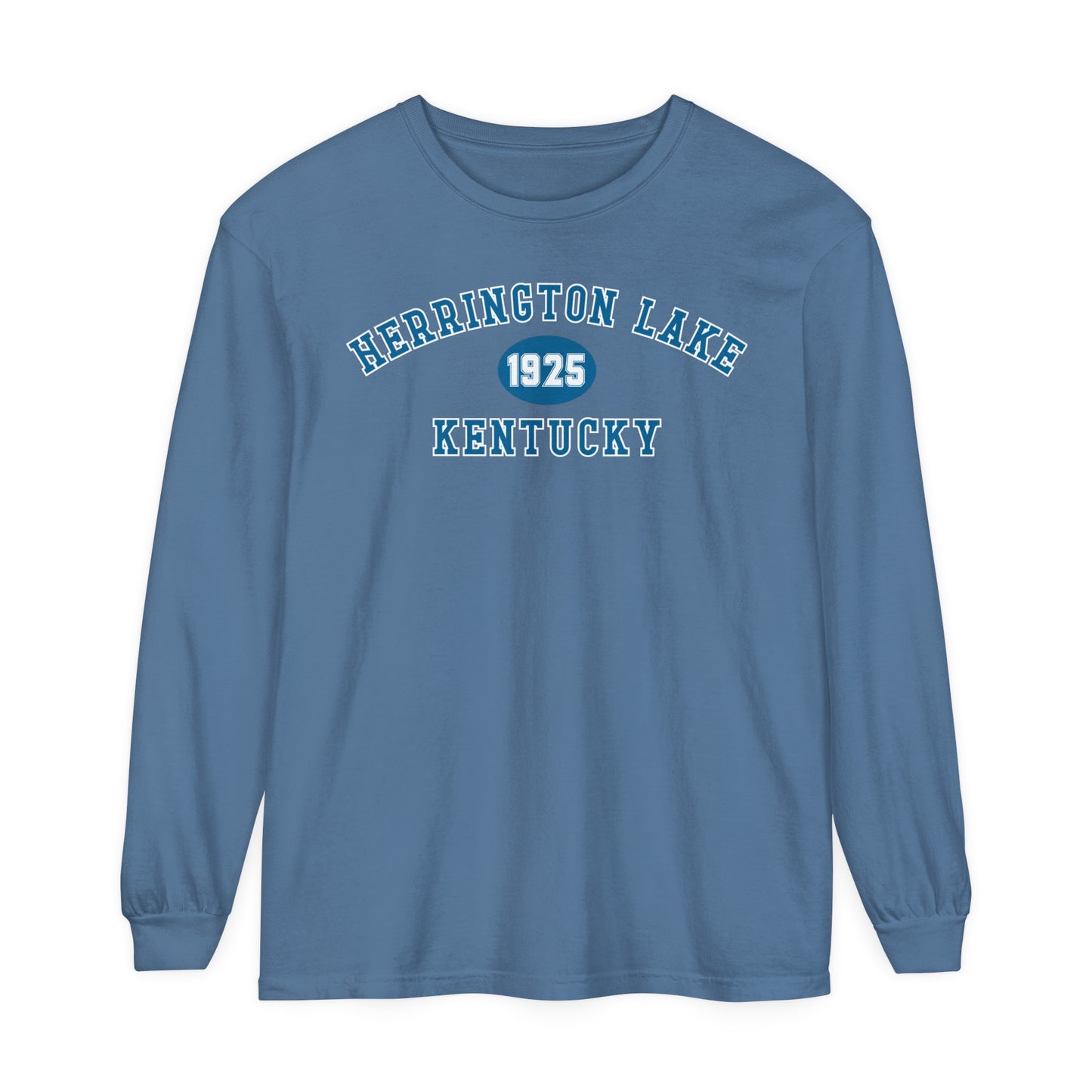 Herrington Lake "Back To School" Collegiate Collection Garment-Dyed Premium Comfort Colors™ Long Sleeve T-Shirt