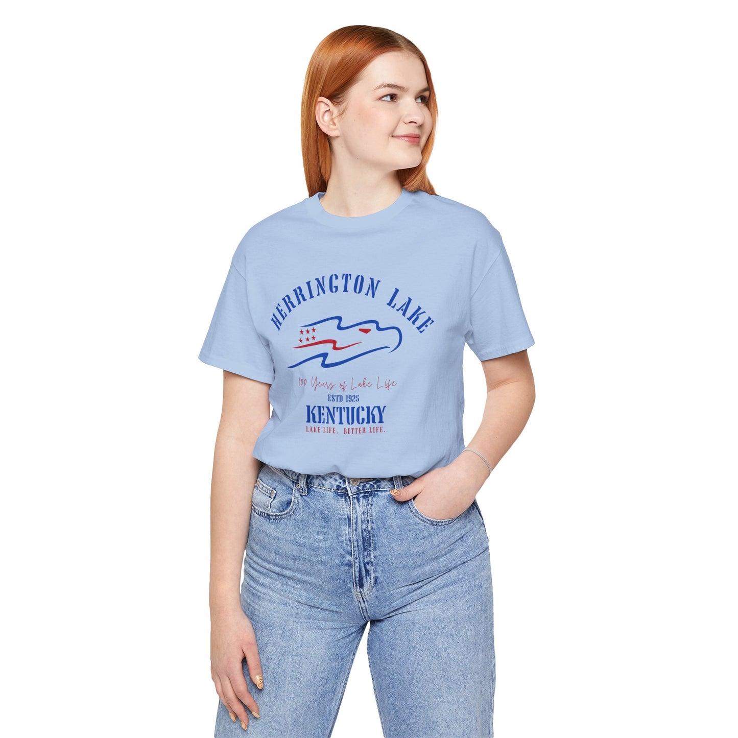 "Heritage Eagle" Herrington Lake Patriots Collection Jersey Knit Cotton Tee