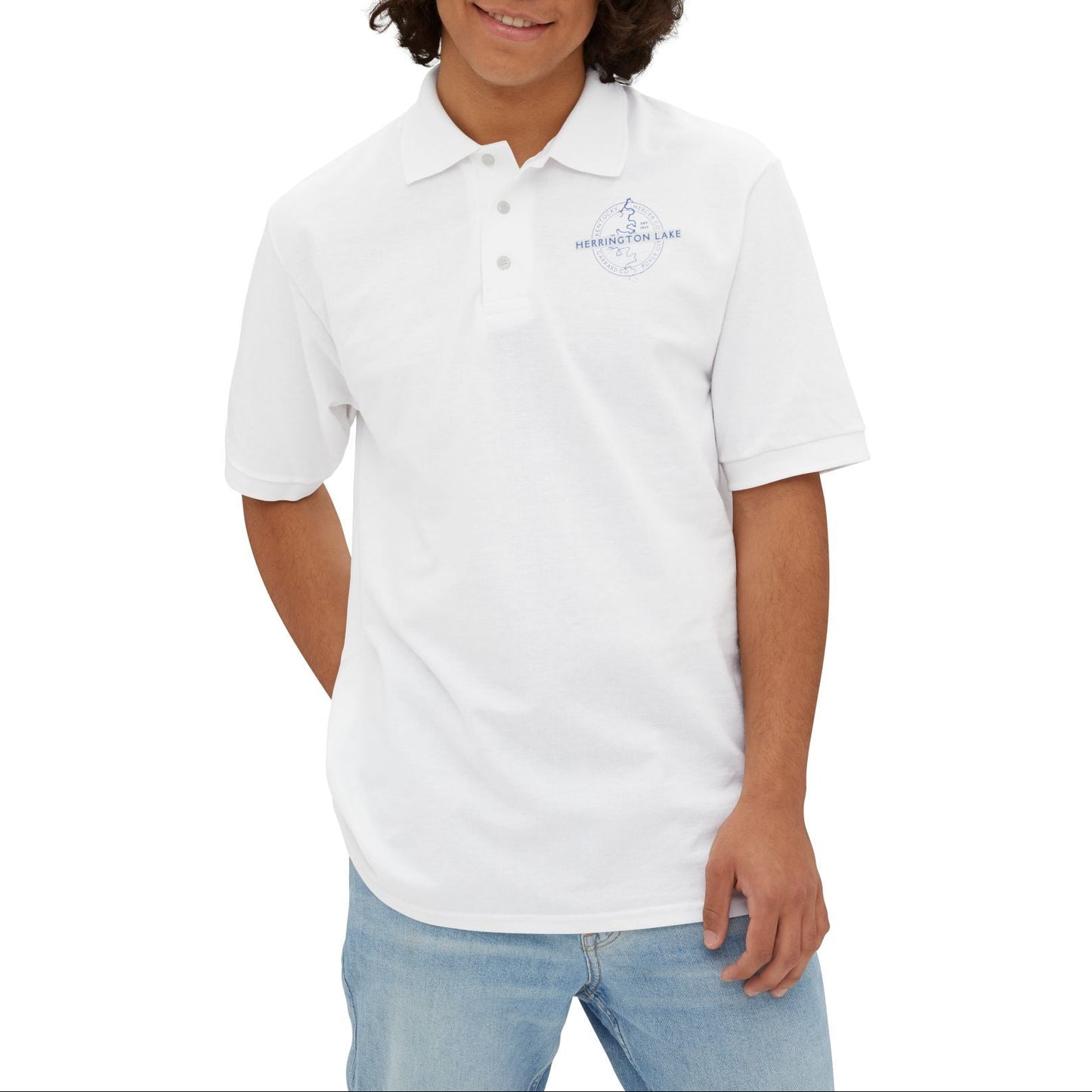 The "Classic" Herrington Lake and County Men's Piqué Polo