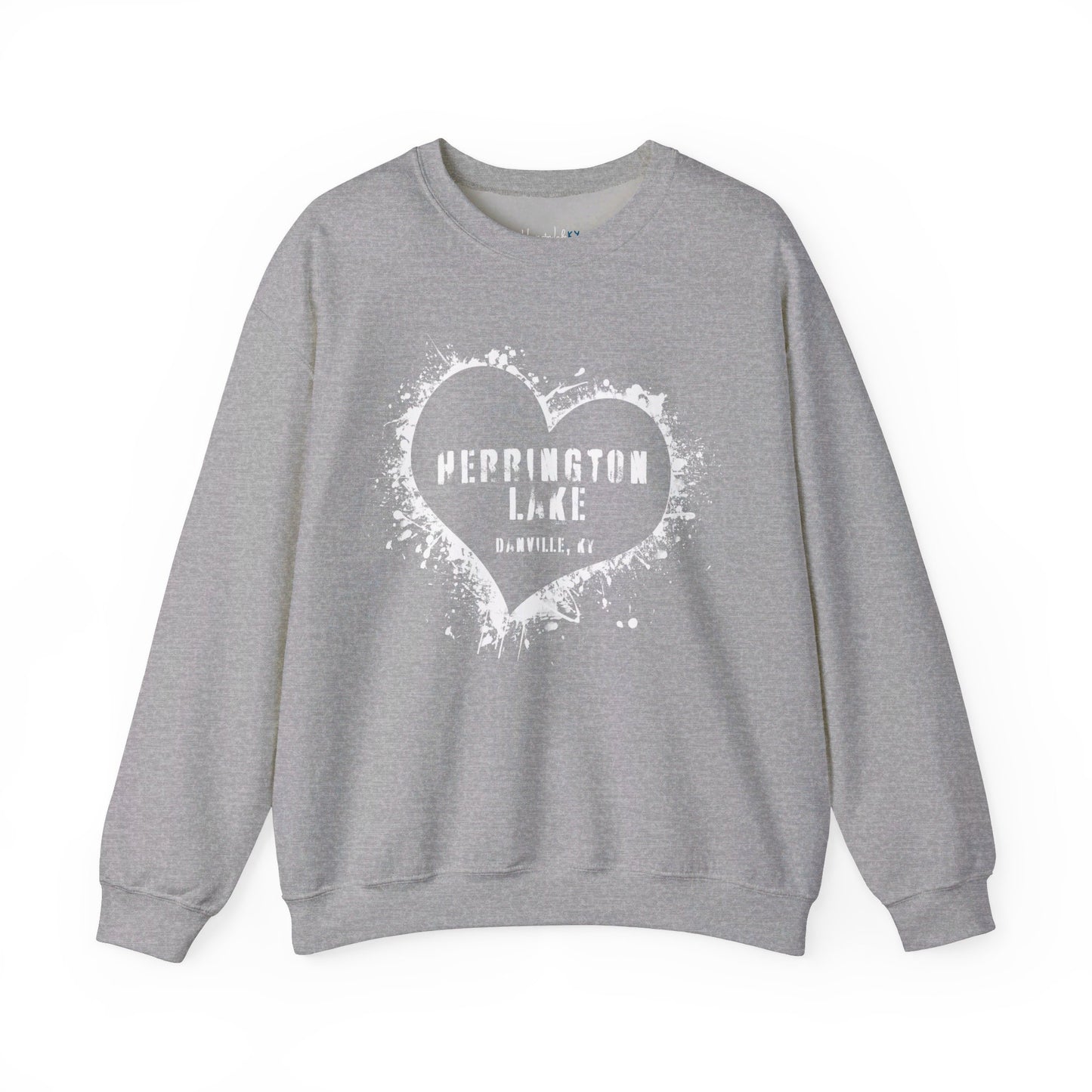 Herrington Lake Heart & Hometown Unisex Heavy Blend™ Crewneck Sweatshirt (Danville, KY)