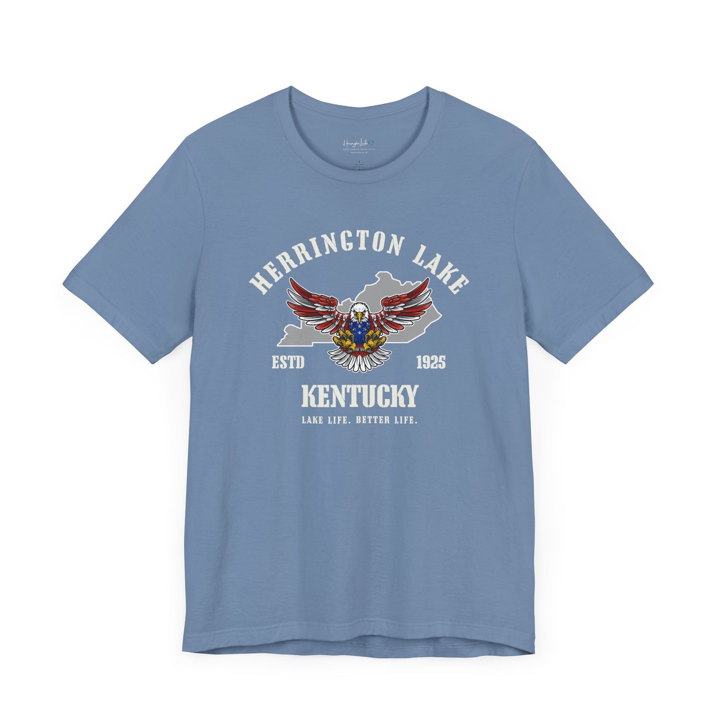 "Screaming Eagle" Herrington Lake Patriots Collection Jersey Knit Cotton Tee