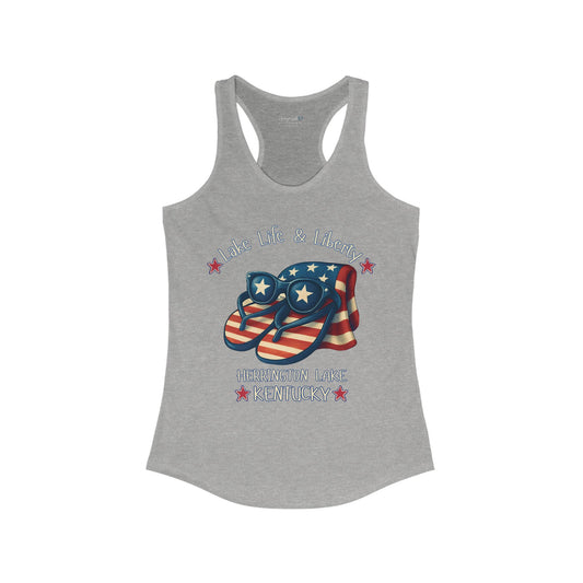 Lake Life & Liberty Lake Patriots Women's Racerback Tank
