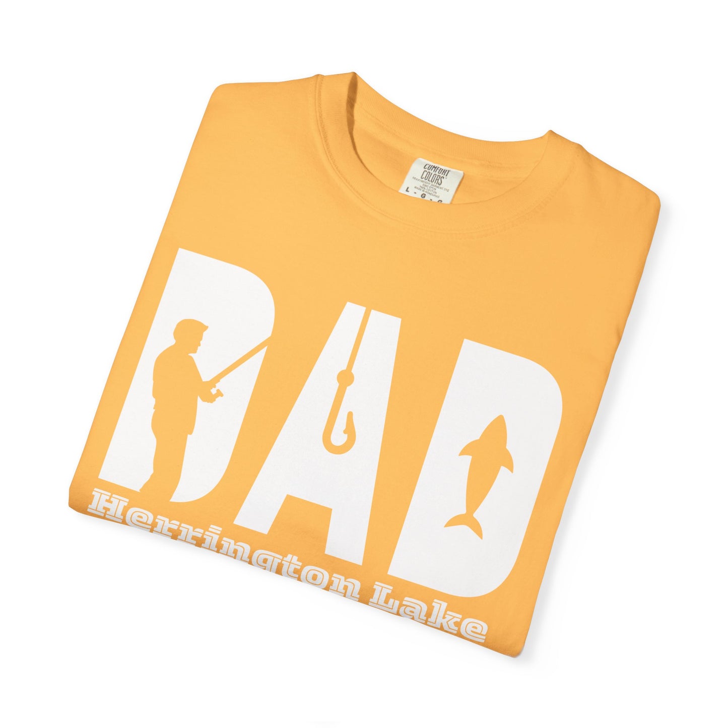 "Dad's Best Fishin Shirt" Premium Garment-Dyed Comfort Colors TShirt