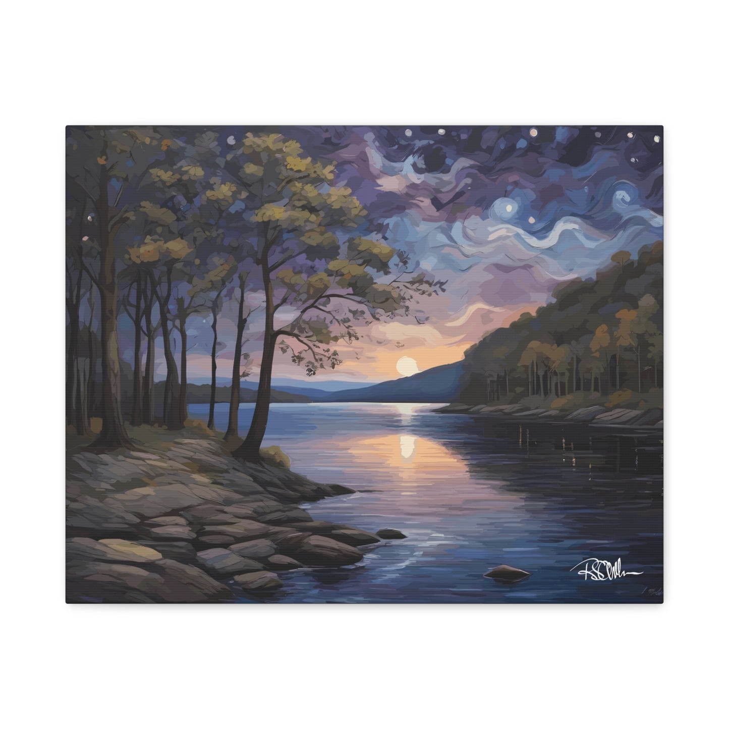 "The Coming of Night" Canvas Gallery Wrap