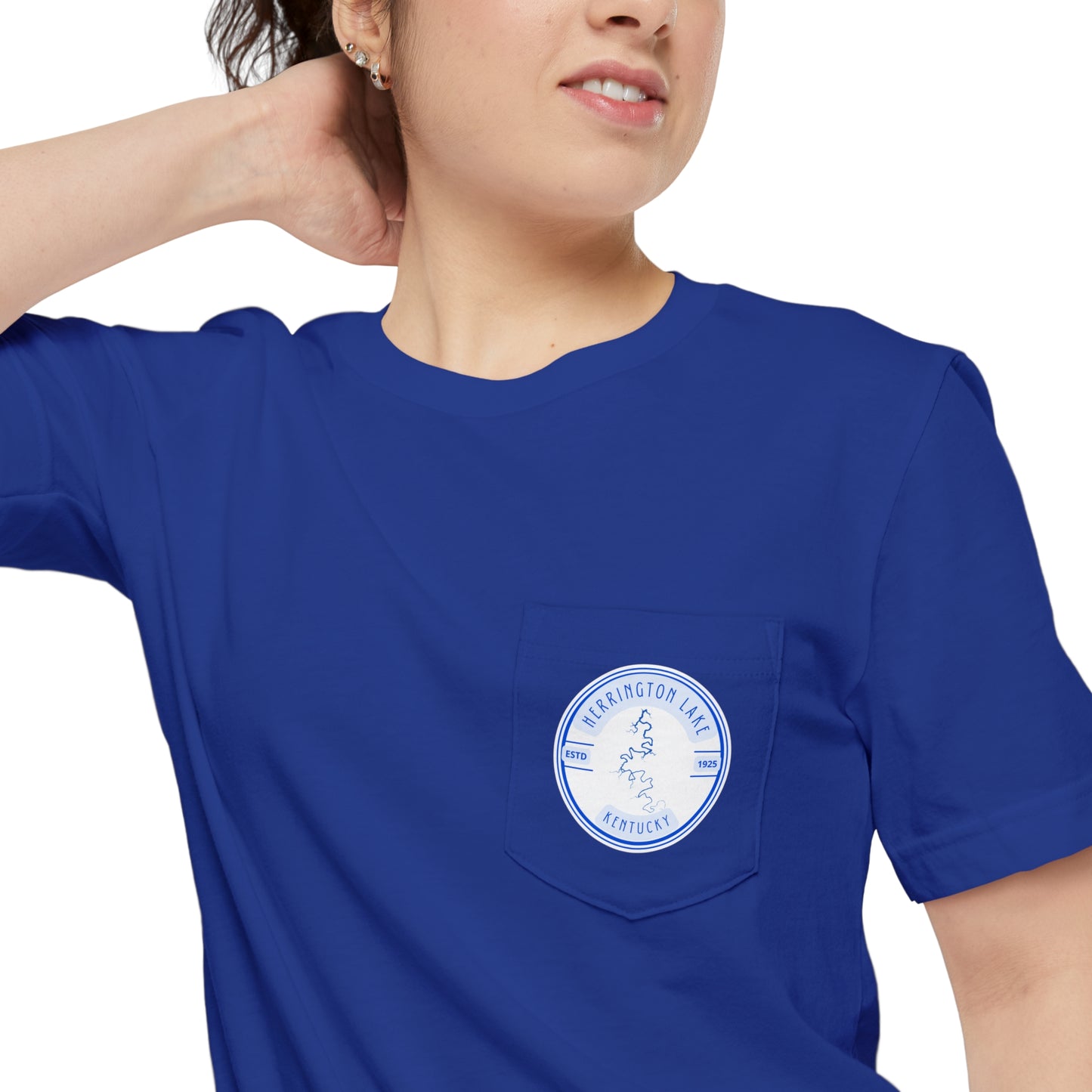 Herrington Lake State Signature Double Sided Pocket Tee