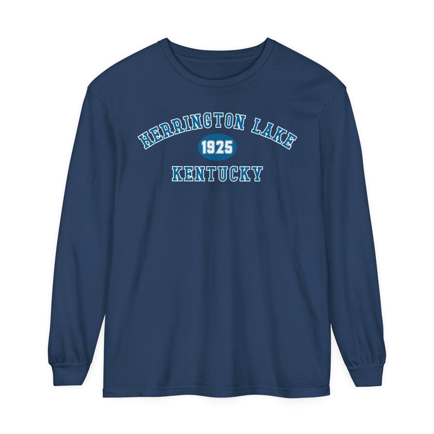 Herrington Lake "Back To School" Collegiate Collection Garment-Dyed Premium Comfort Colors™ Long Sleeve T-Shirt