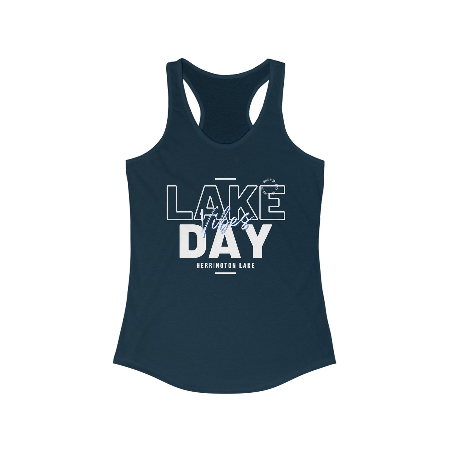 Lake Day Vibes Women's Ideal Racerback Tank