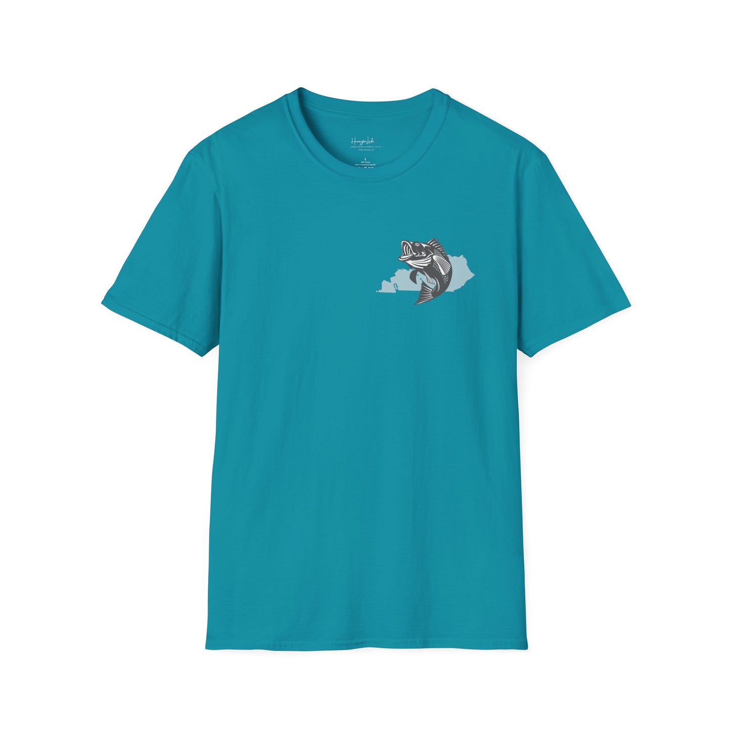 HLKY Bass Club Soft Ringspun Cotton Double-Sided Tee