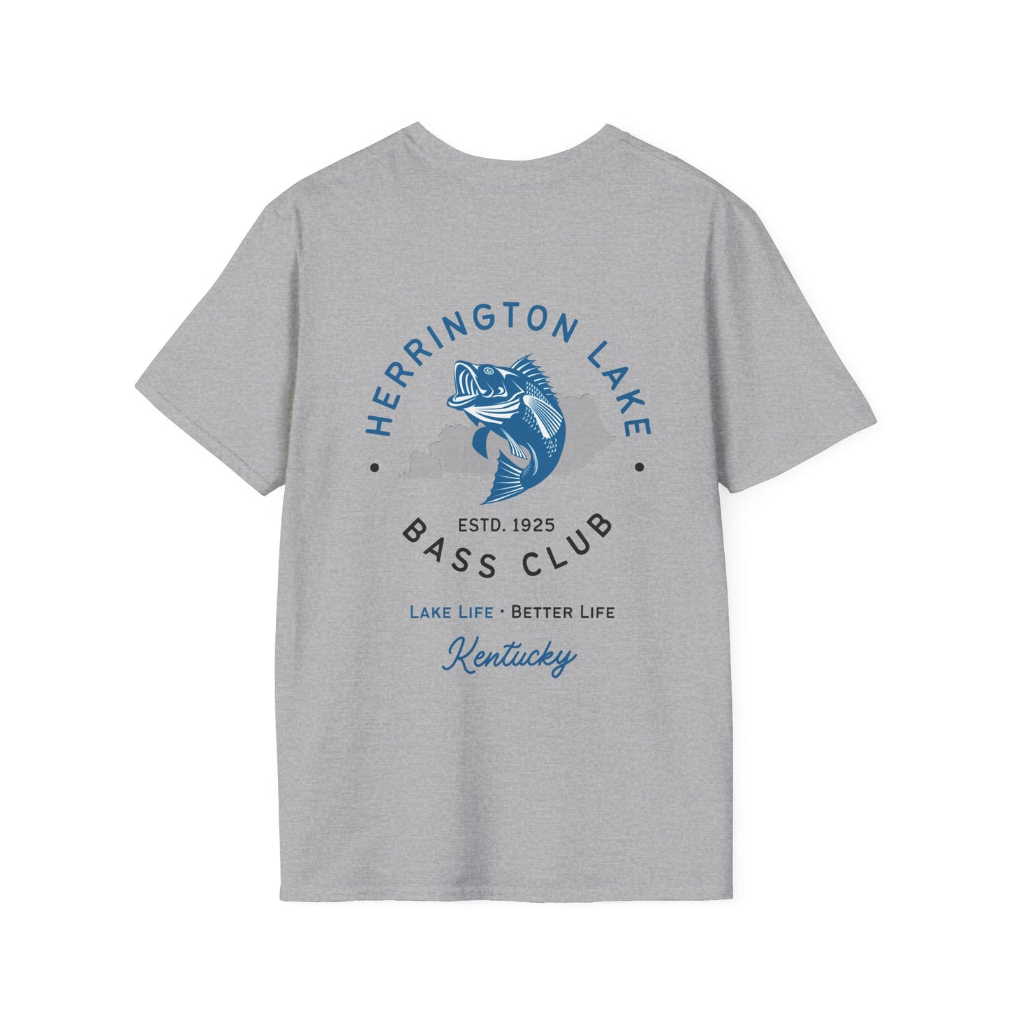 HLKY Bass Club Soft Ringspun Cotton Double-Sided Tee