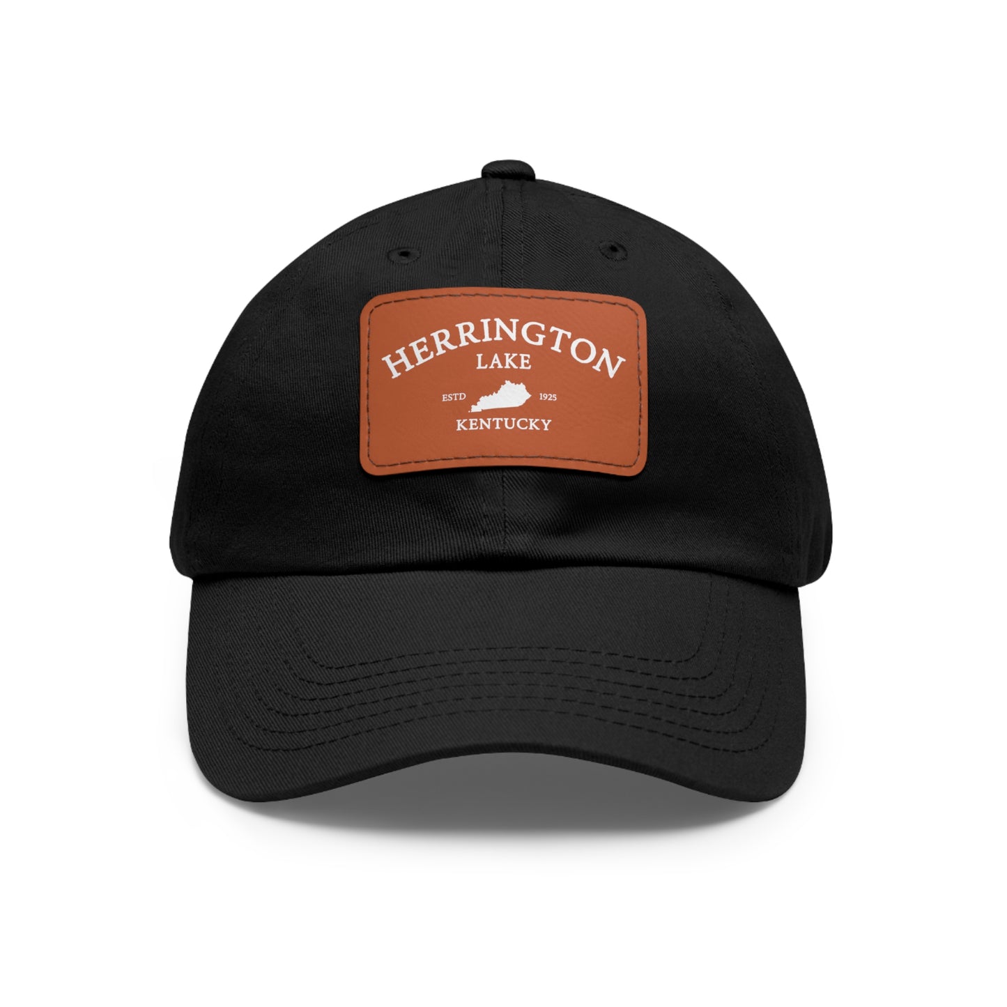 "Simply Herrington" Collection Dad Hat with Leather Patch