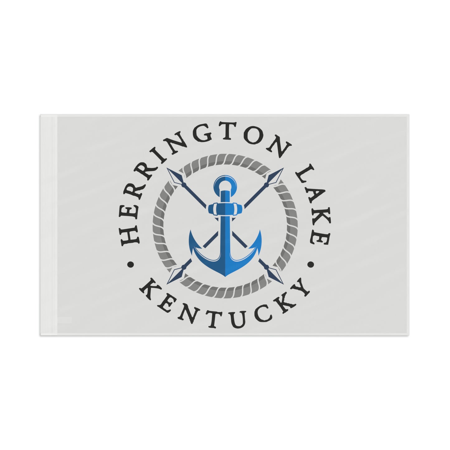 Herrington Lake Nautical Collection Flag - White