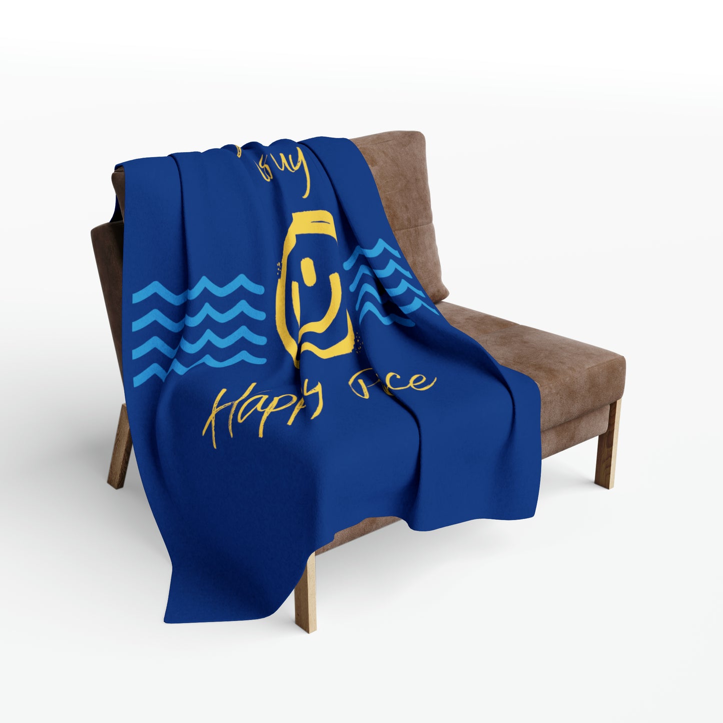 "Herrington Lake Is My Happy Place" Arctic Fleece Blanket