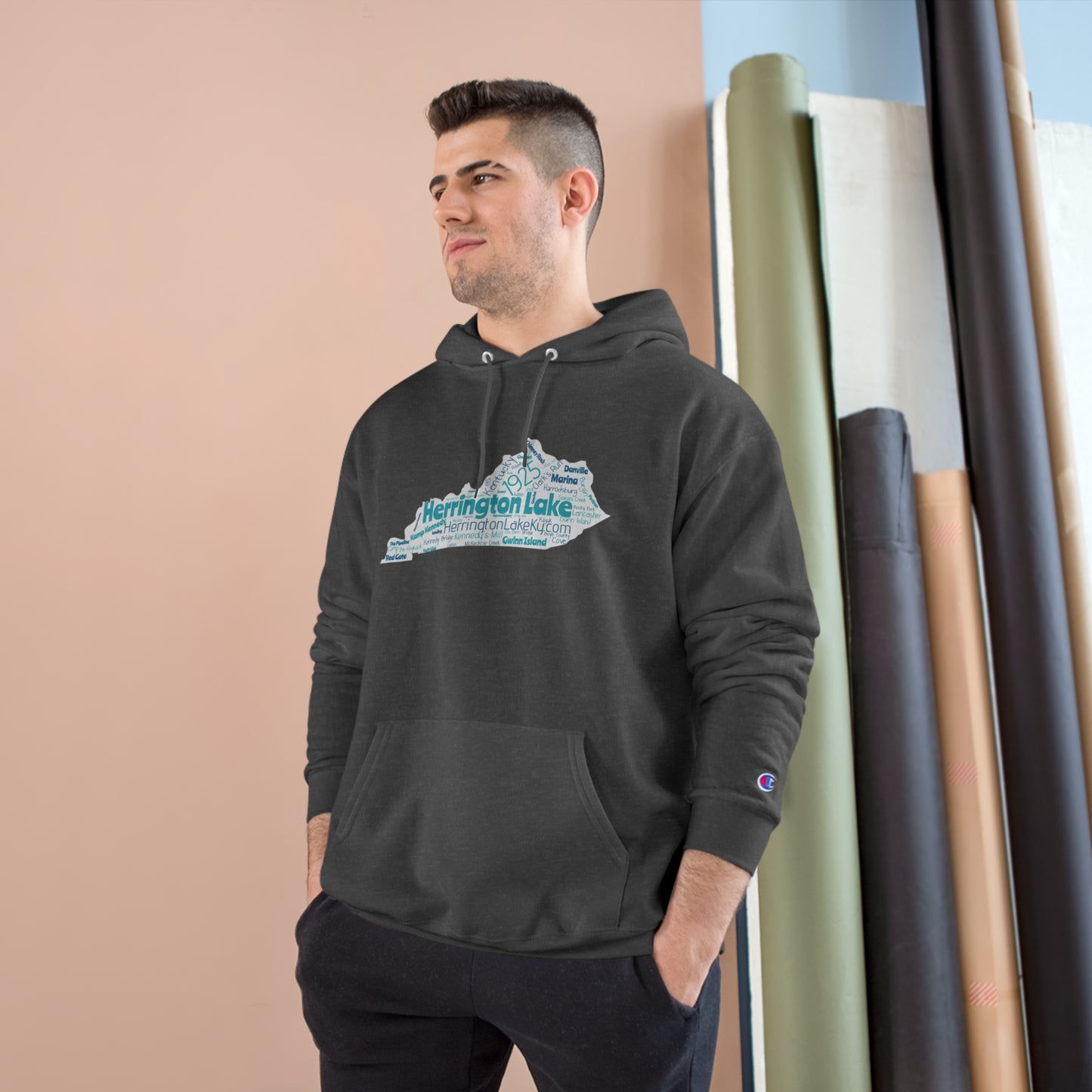 Champion™ Herrington Lake Kentucky WordCloud Hoodie