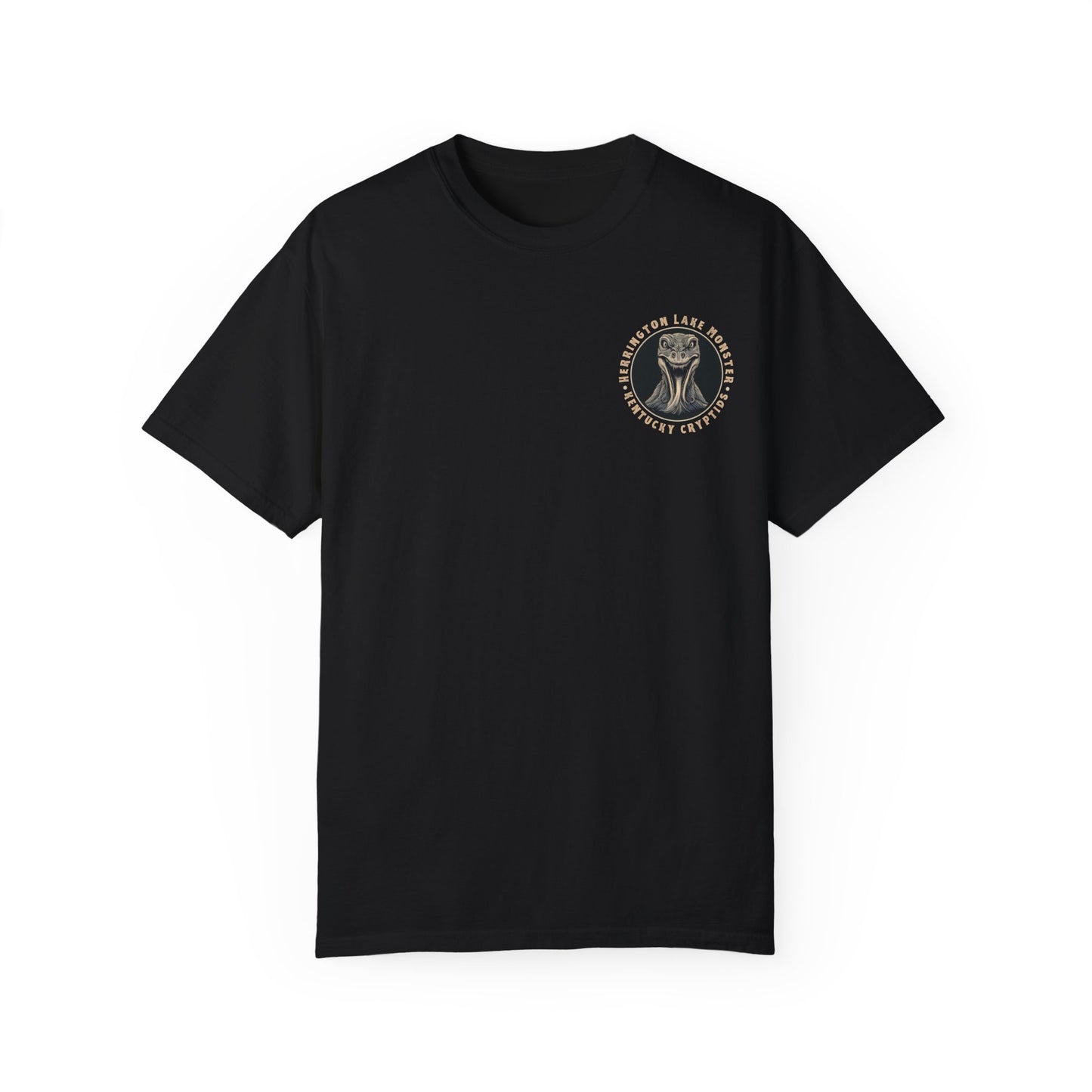 Illustrated Herrington Lake Monster Kentucky Cryptids Double-Sided Premium Garment-Dyed Comfort Colors TShirt