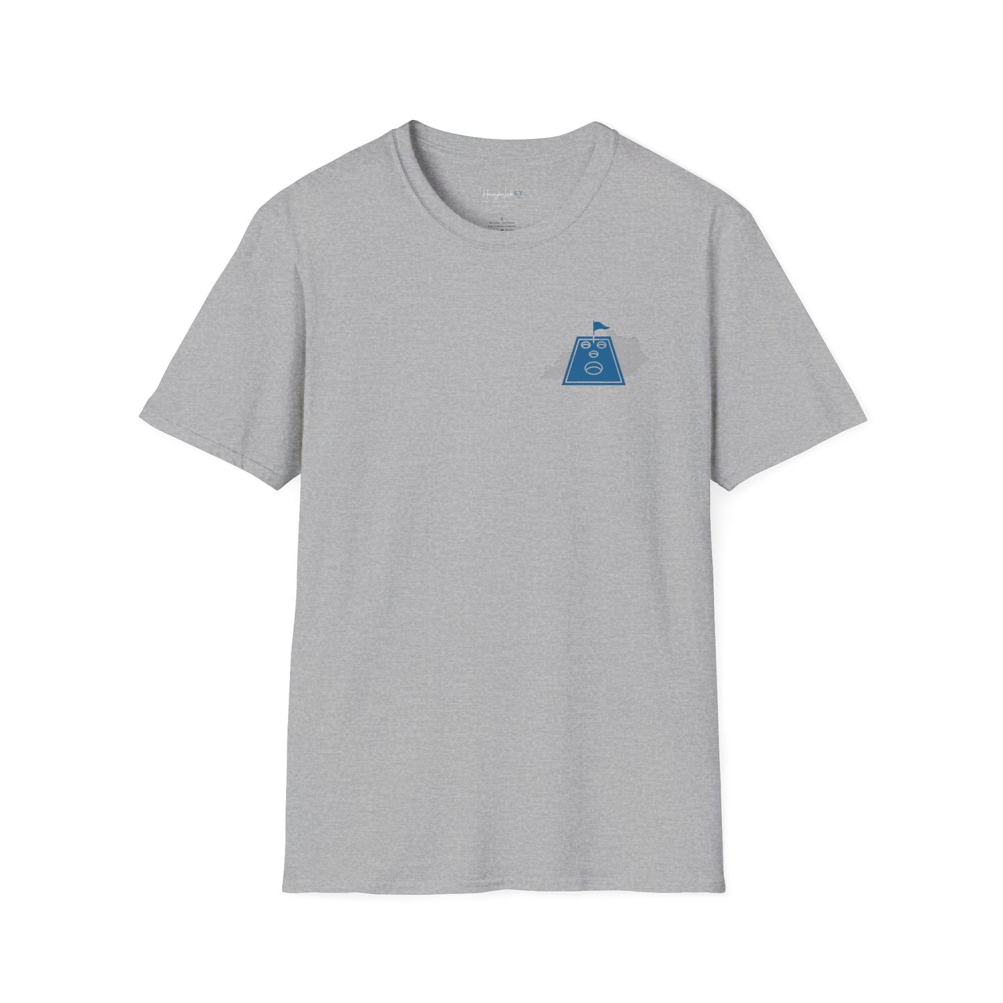 HLKY Cornhole Club Soft Ringspun Cotton Double-Sided Tee
