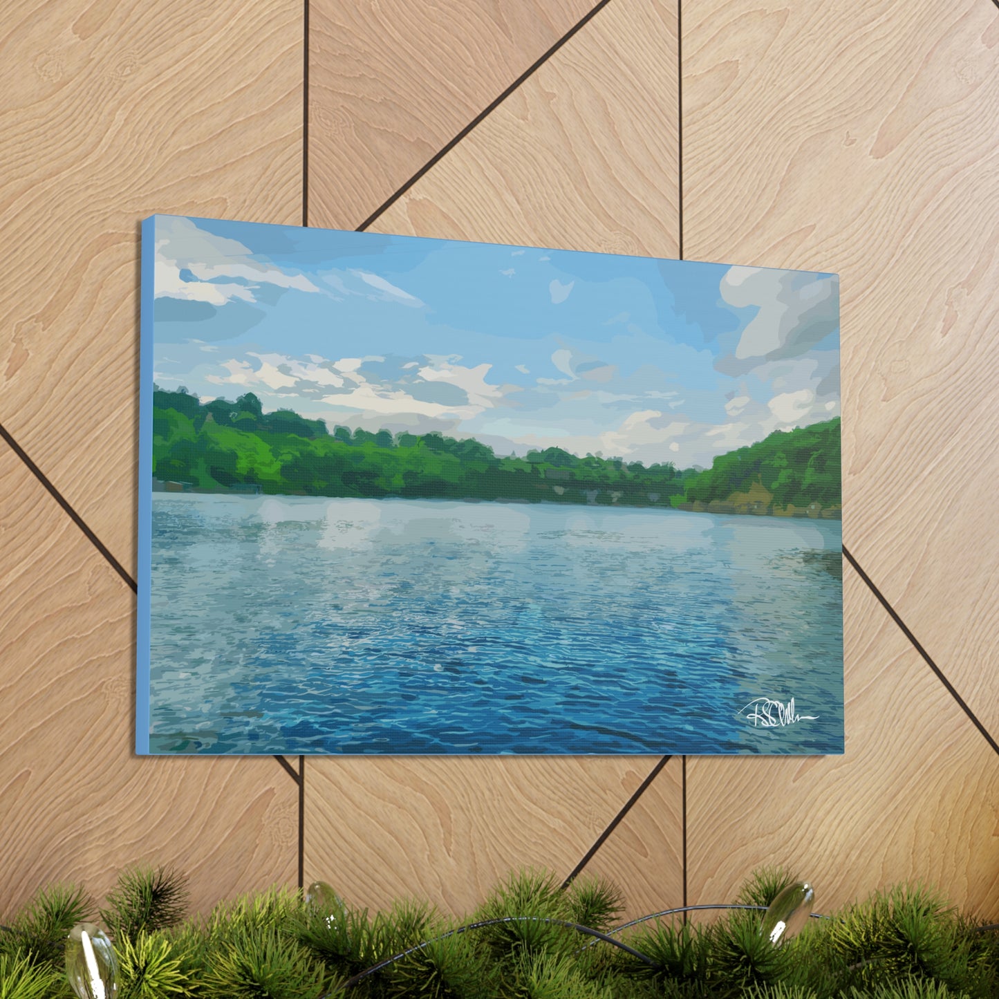 "Herrington LakeScape - 1" Canvas Gallery Wraps