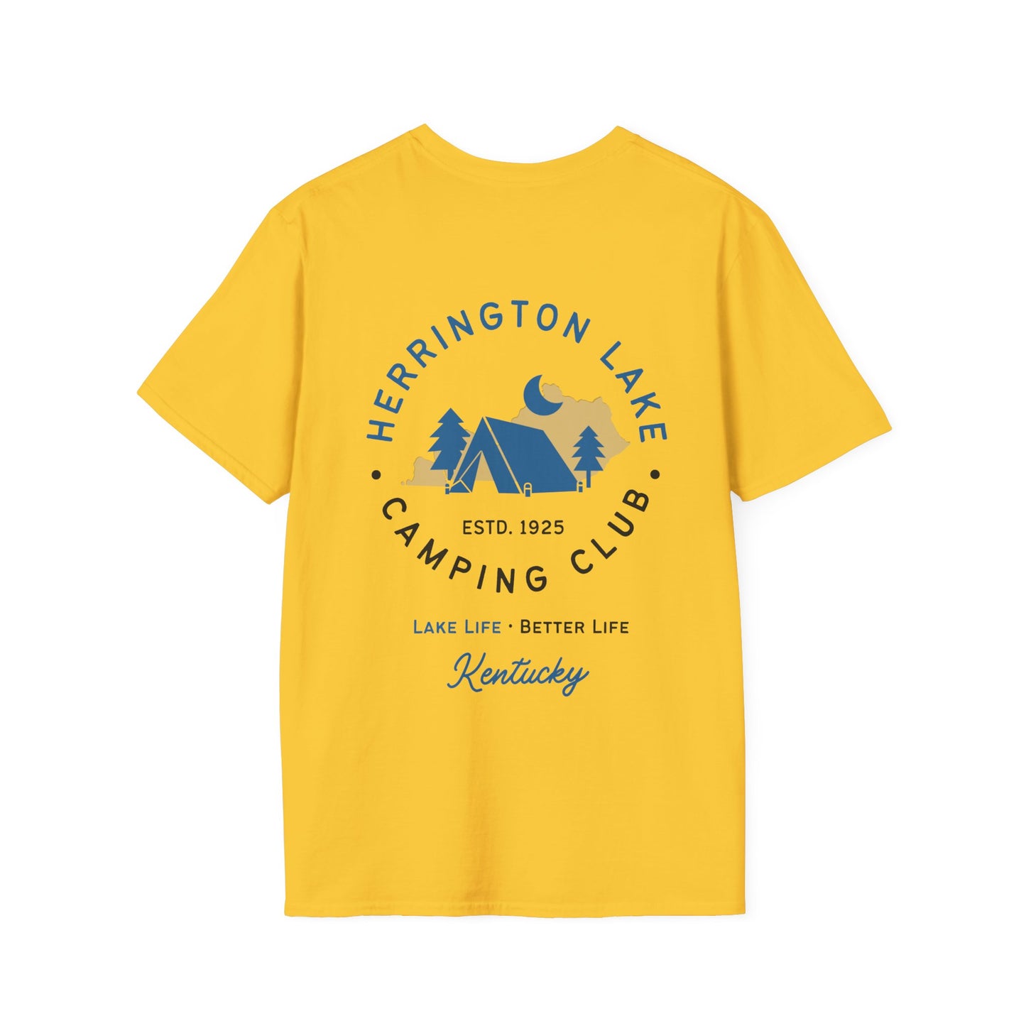 HLKY Camping Club Soft Ringspun Cotton Double-Sided Tee