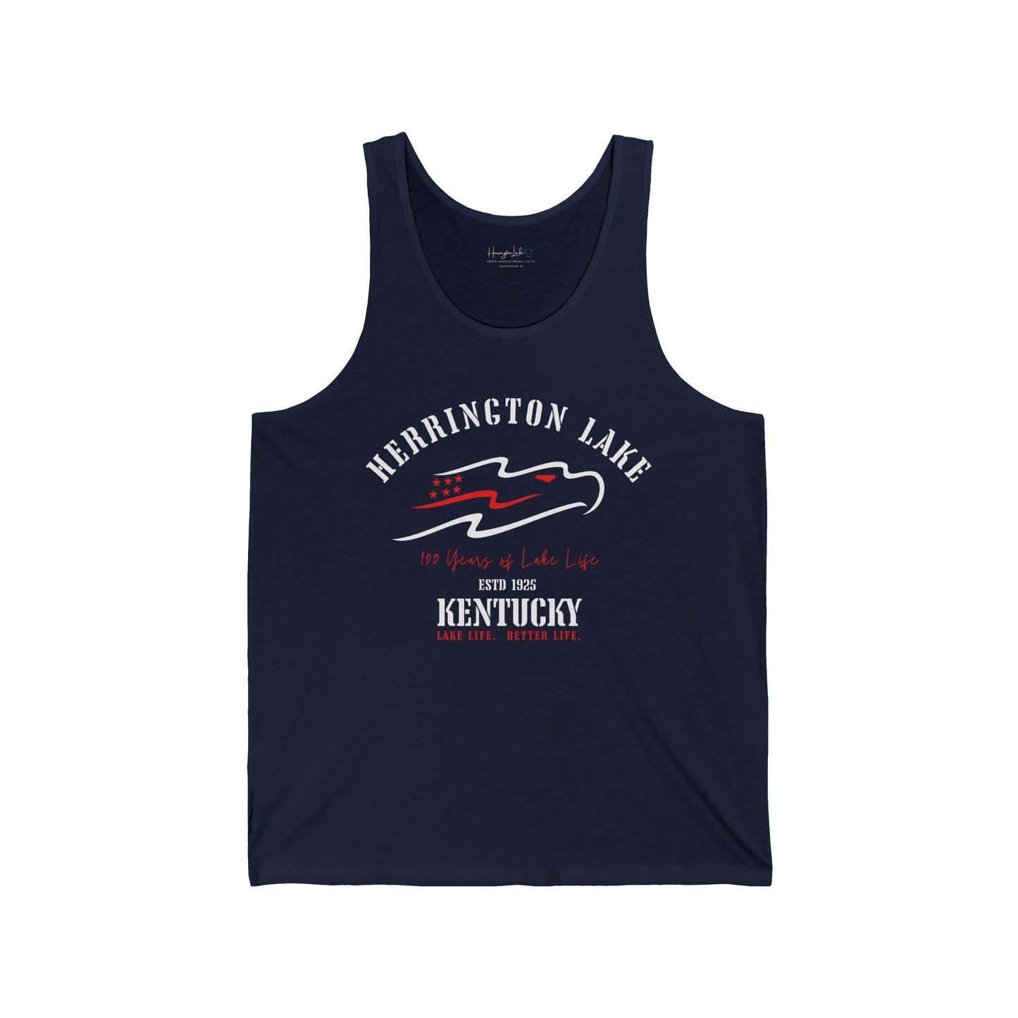 "Heritage Eagle" Herrington Lake Patriots Collection Jersey Knit Cotton Tank