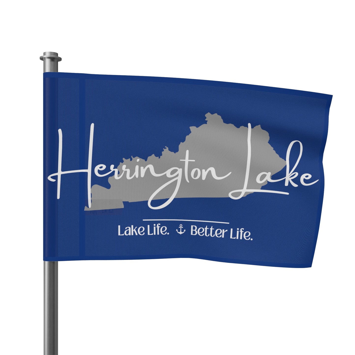 Herrington Lake Signature Collection Flag - Blue