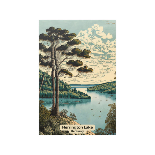 "Timeless - 1" Herrington Lake Vintage Satin Posters (210gsm)