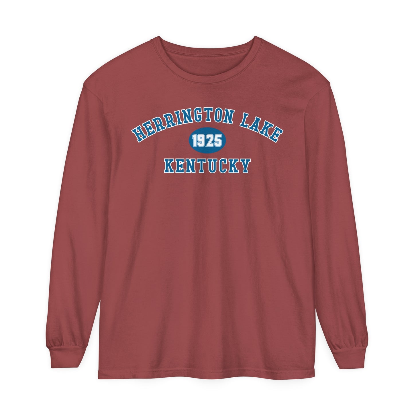 Herrington Lake "Back To School" Collegiate Collection Garment-Dyed Premium Comfort Colors™ Long Sleeve T-Shirt