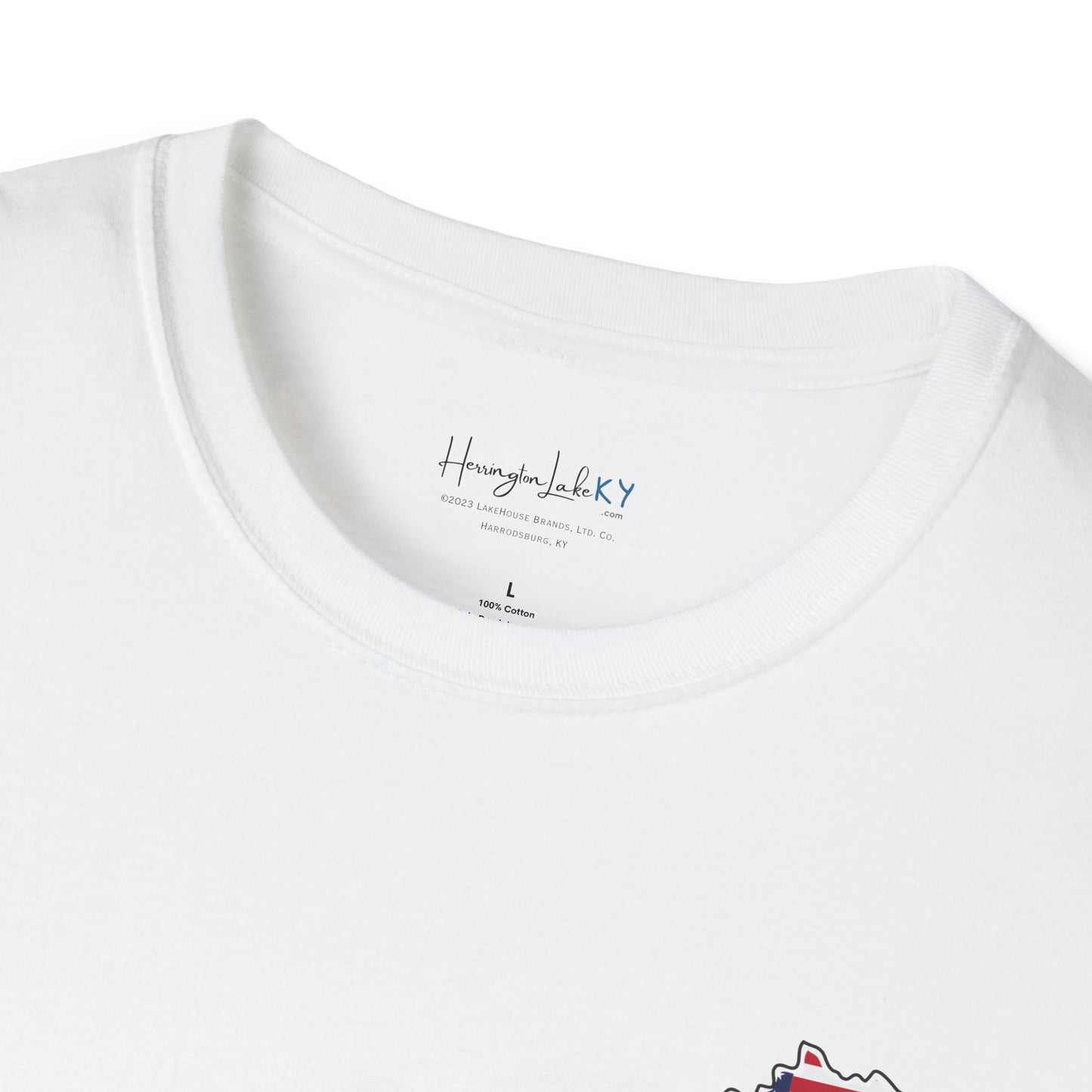 Peace, Love, Lake Double-Sided Ultra Soft Cotton Short Sleeve Tee