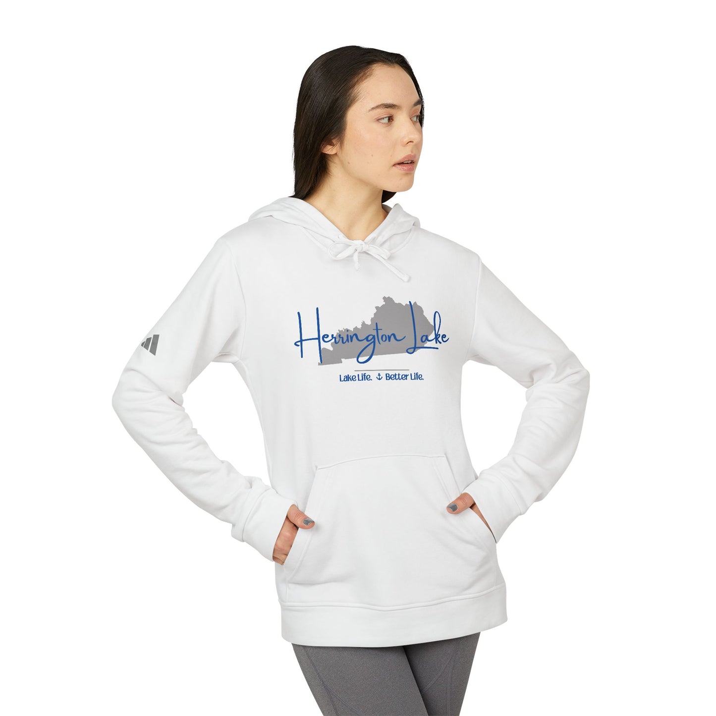 Herrington Lake Signature Collection adidas® Unisex Fleece Hoodie