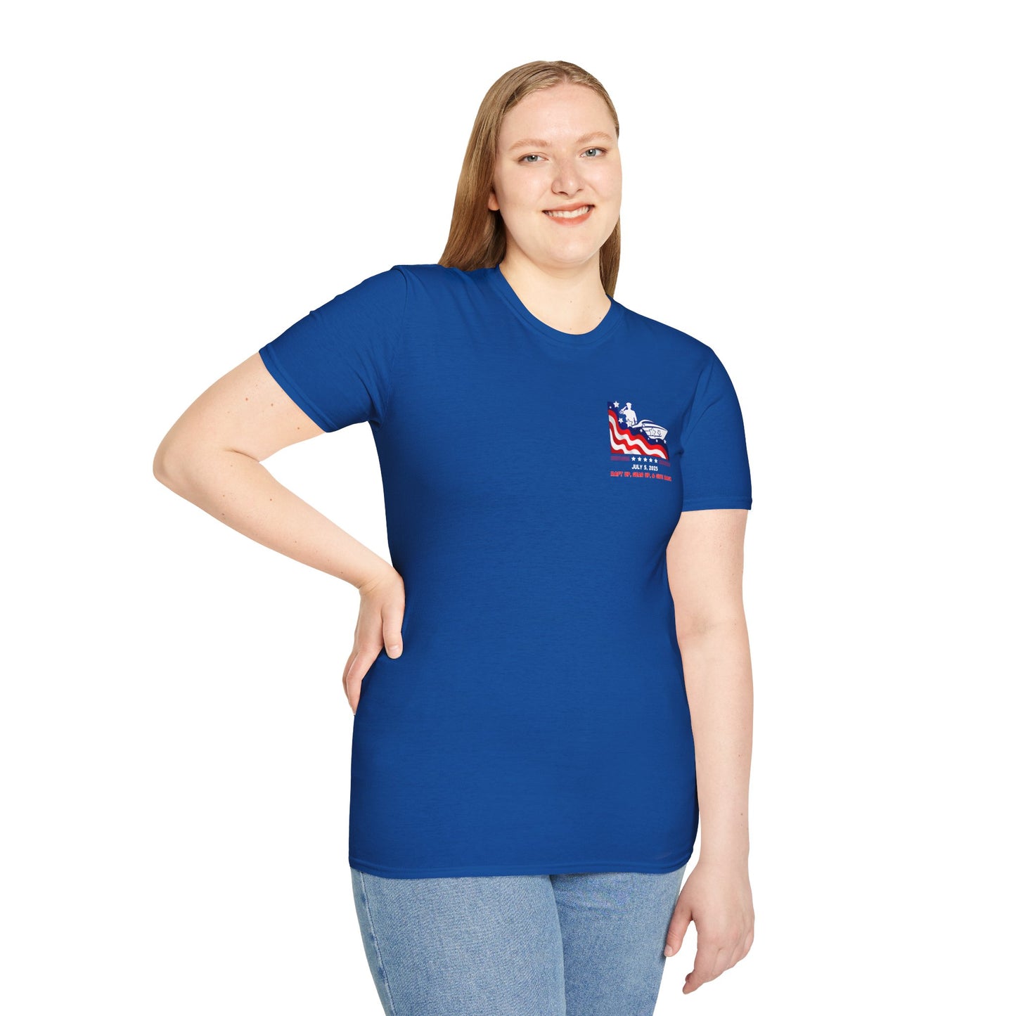 2025 Roger's Raft-Up for Camp Nelson Honor Guard 100% Ringspun Cotton UNISEX Double-Sided Tee