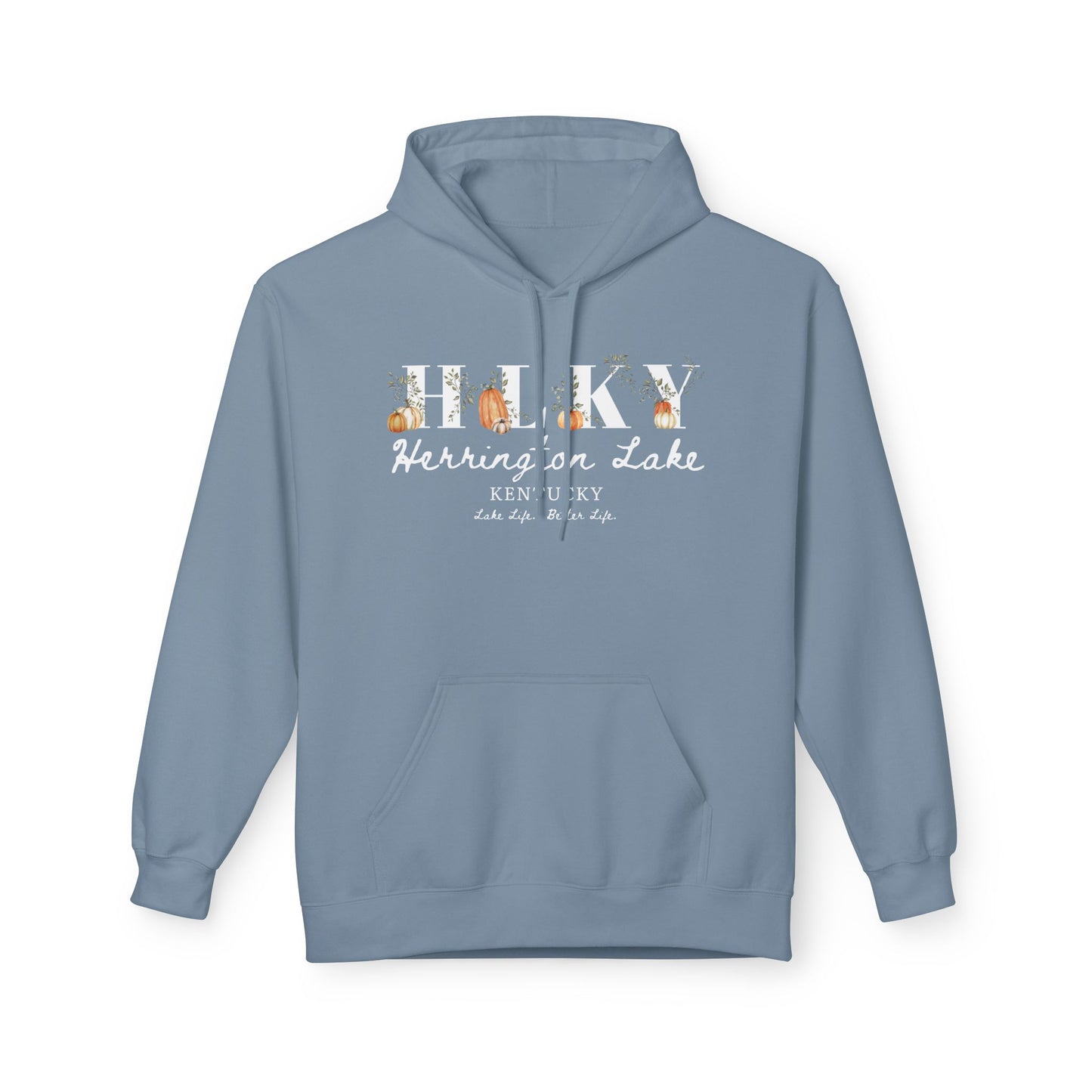 Fall Pumpkin HLKY Collection Unisex Midweight Softstyle Fleece Hoodie